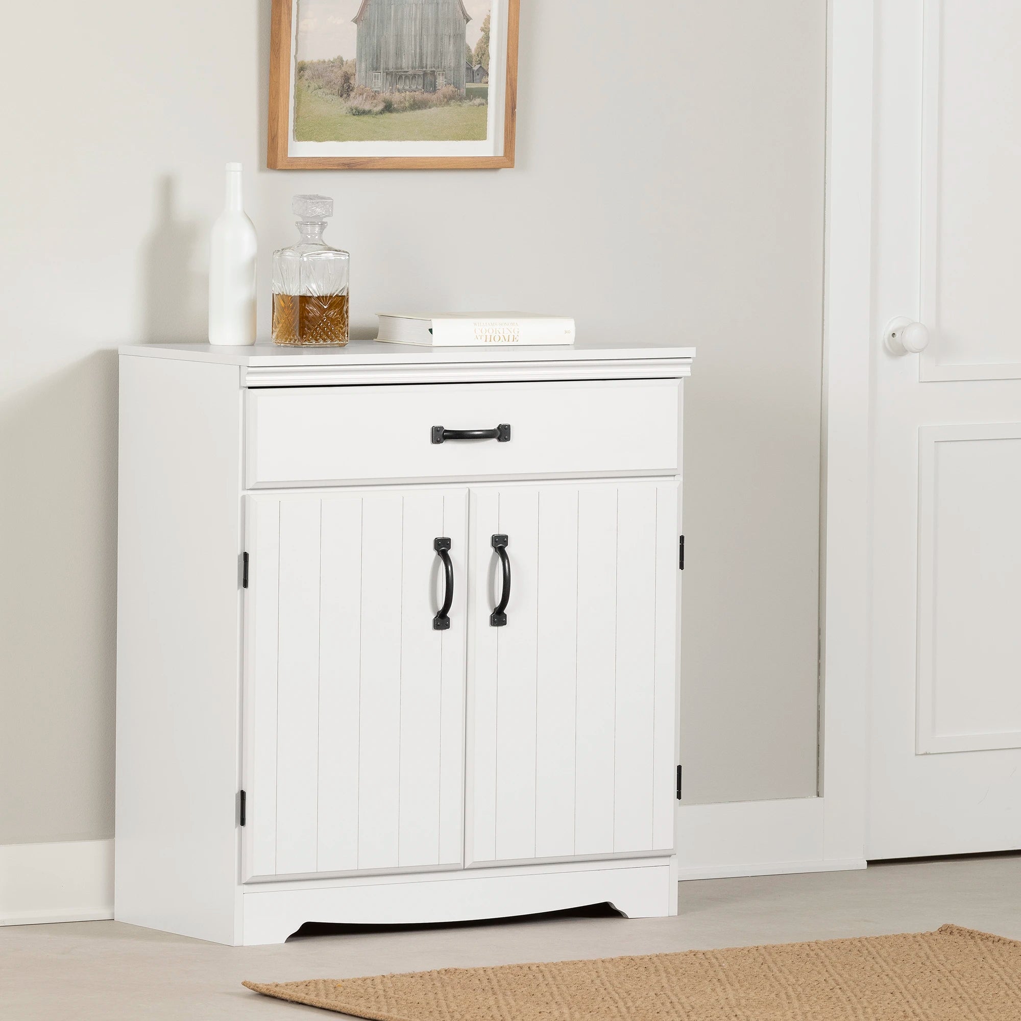 1-Drawer and 2-Door Storage Cabinet - Harma