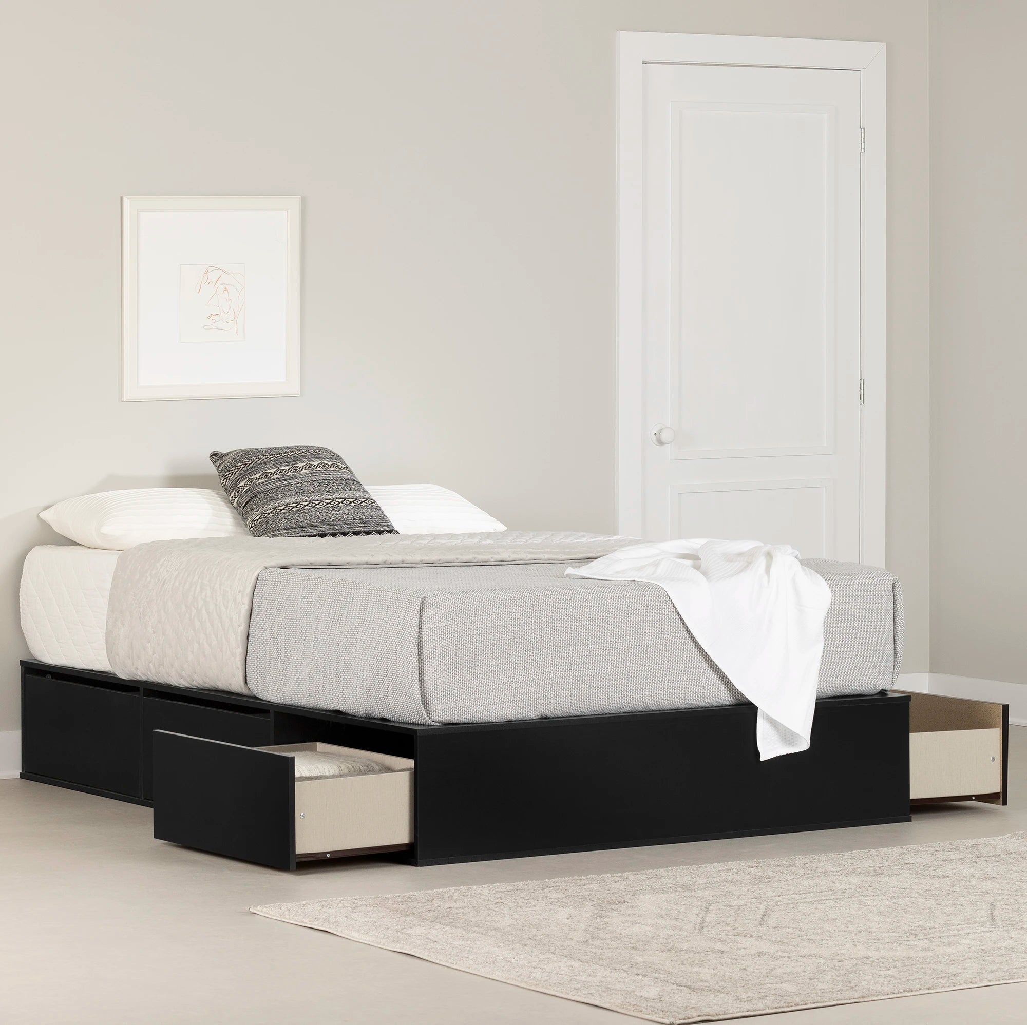 6-Drawer Platform bed - Fusion