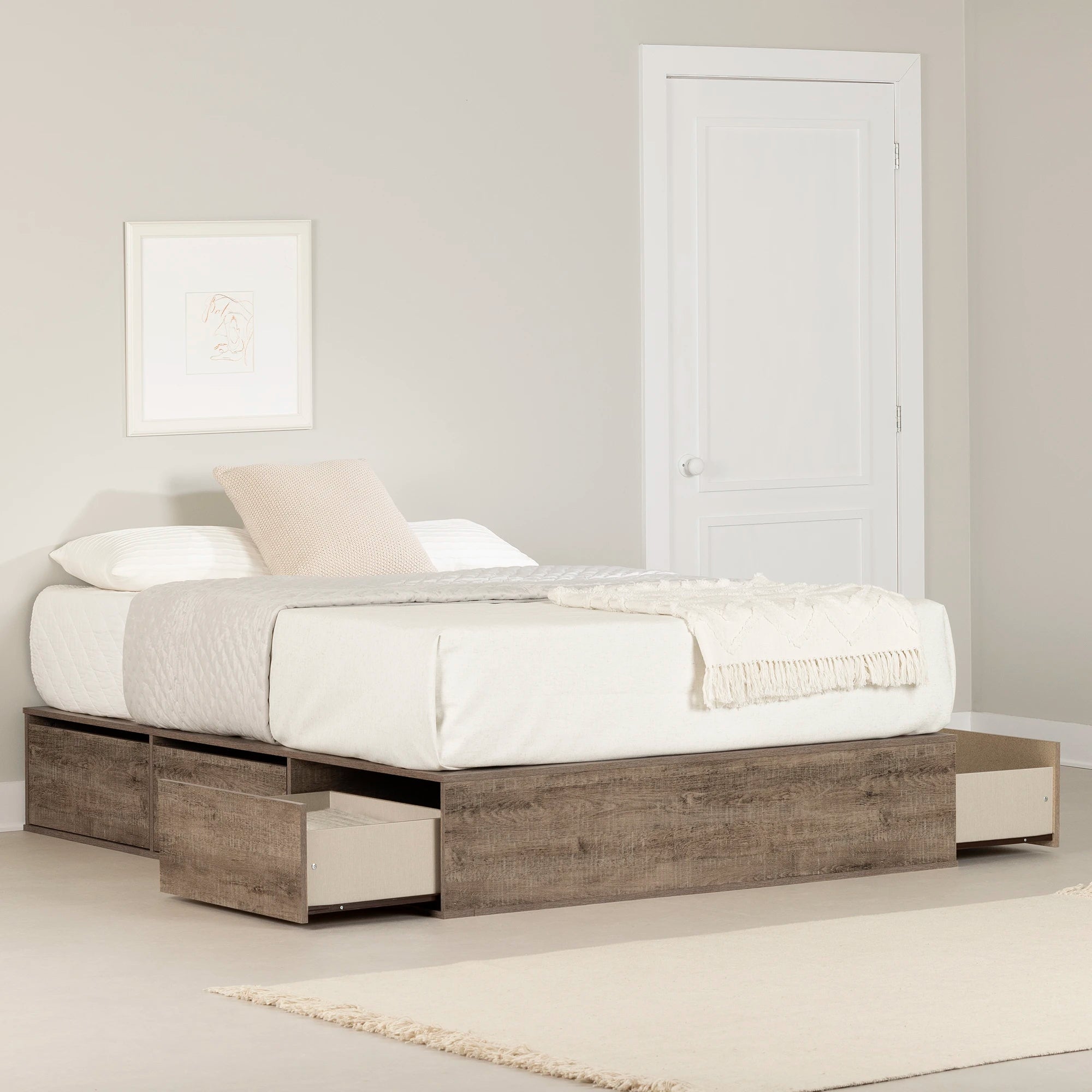 6-Drawer Platform bed – Fusion