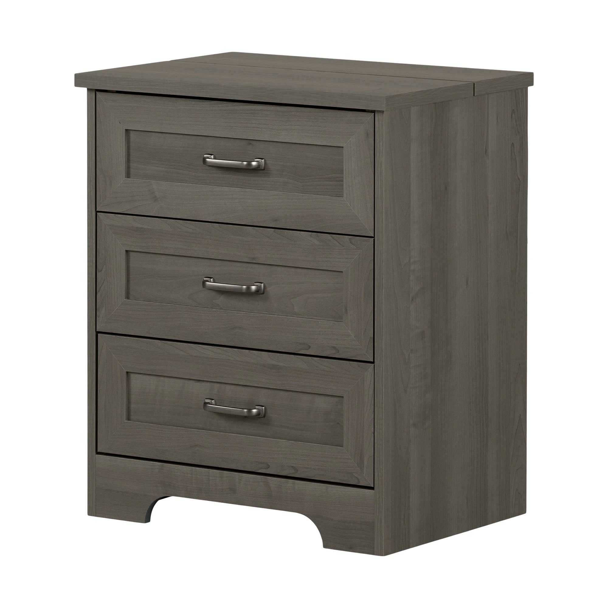2-Drawer Nightstand with Movable Surface - Prairie