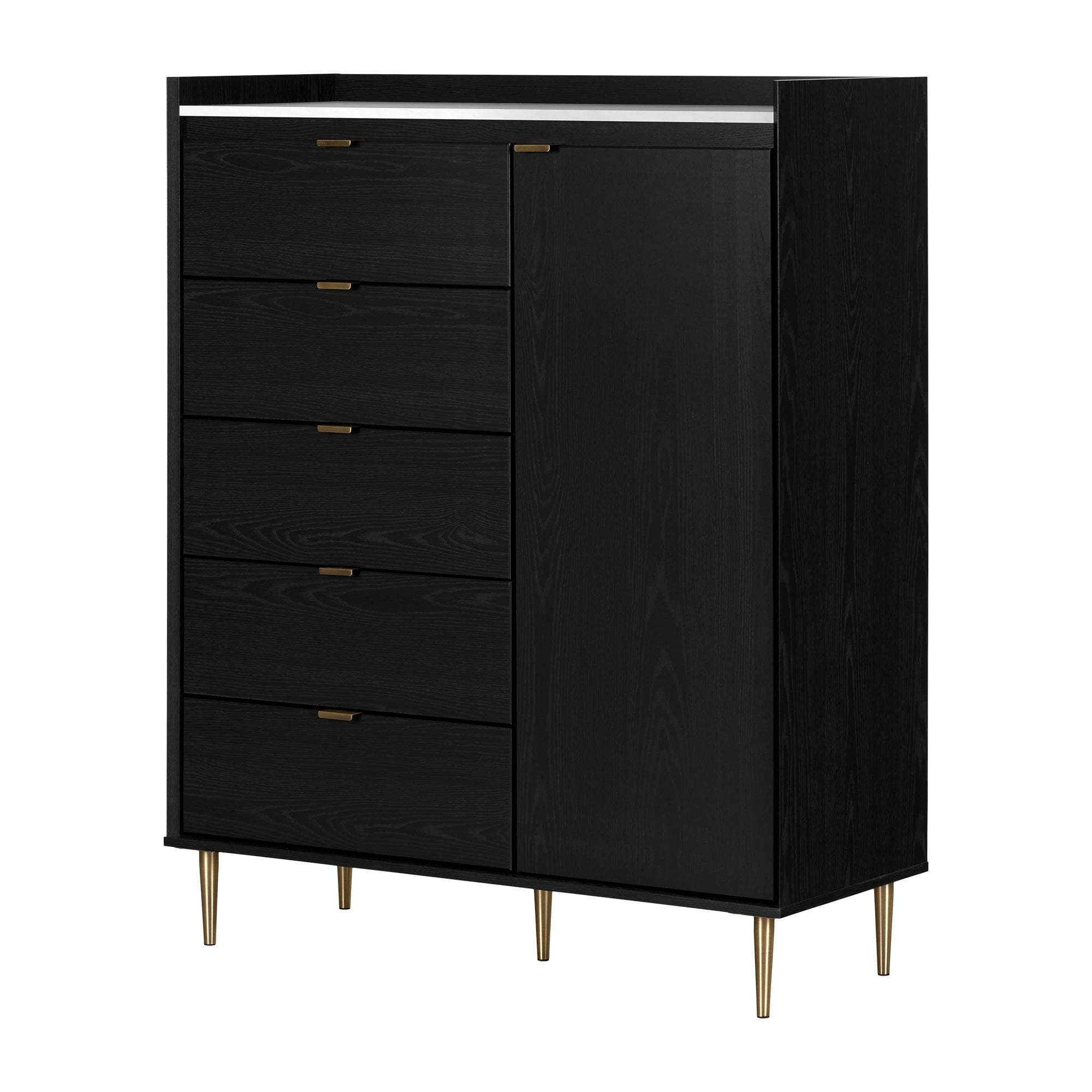 Door Chest with 5 Drawers - Hype