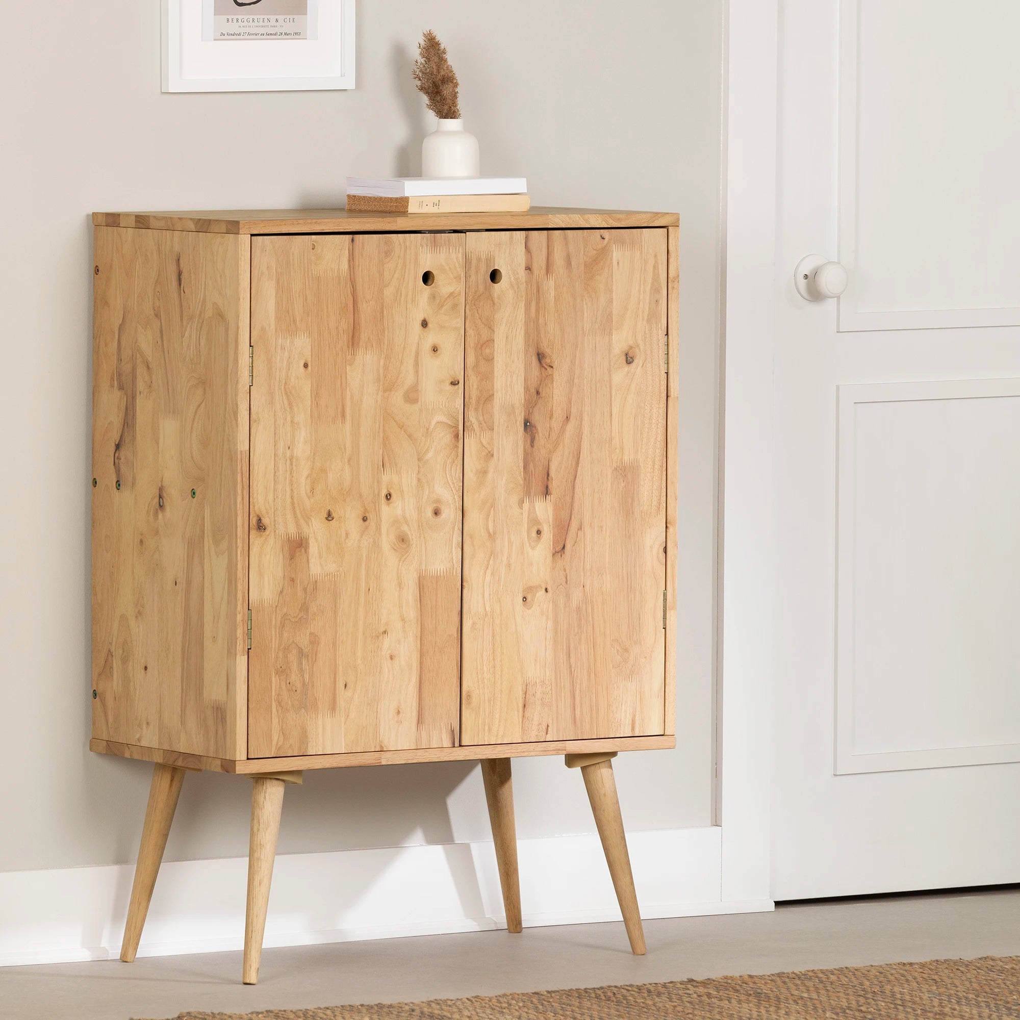 Solid Wood Buffet with Wine Storage - Kodali