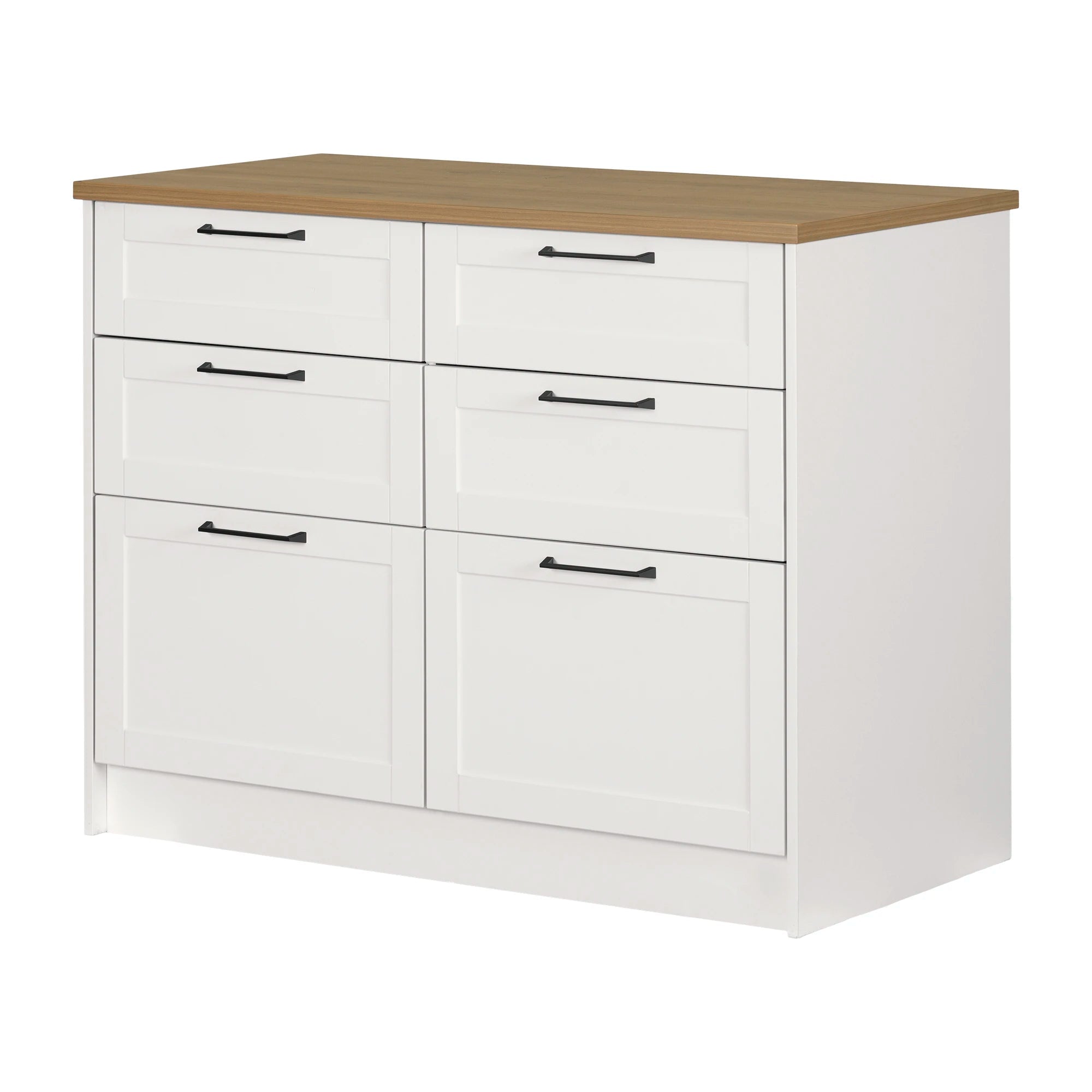 6-Drawer Kitchen Island - Toscano