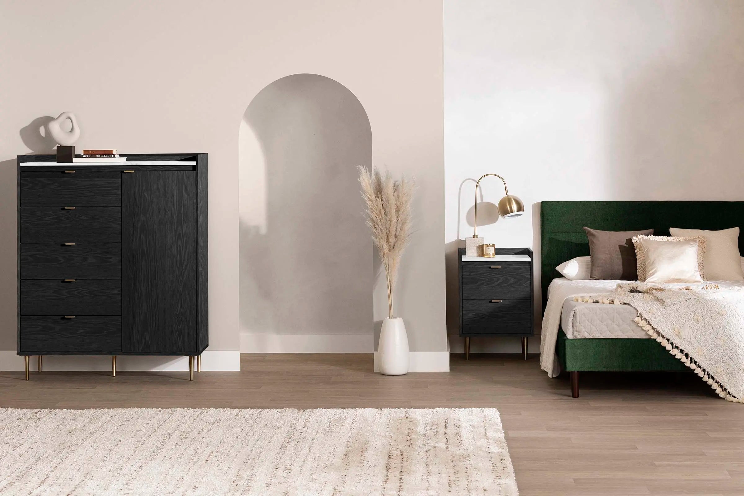 Door Chest with 5 Drawers - Hype