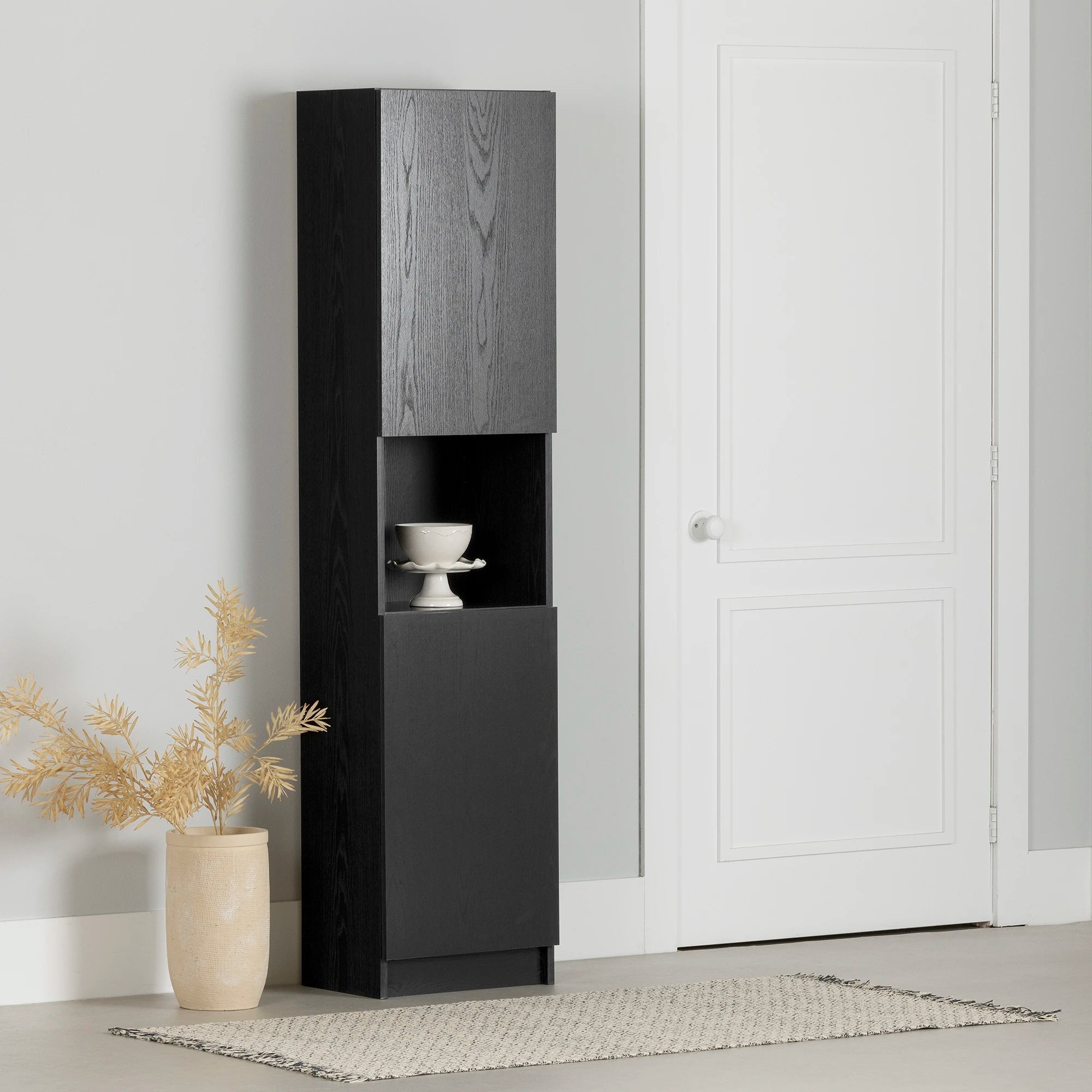 2-Door Narrow Storage Cabinet - Arum