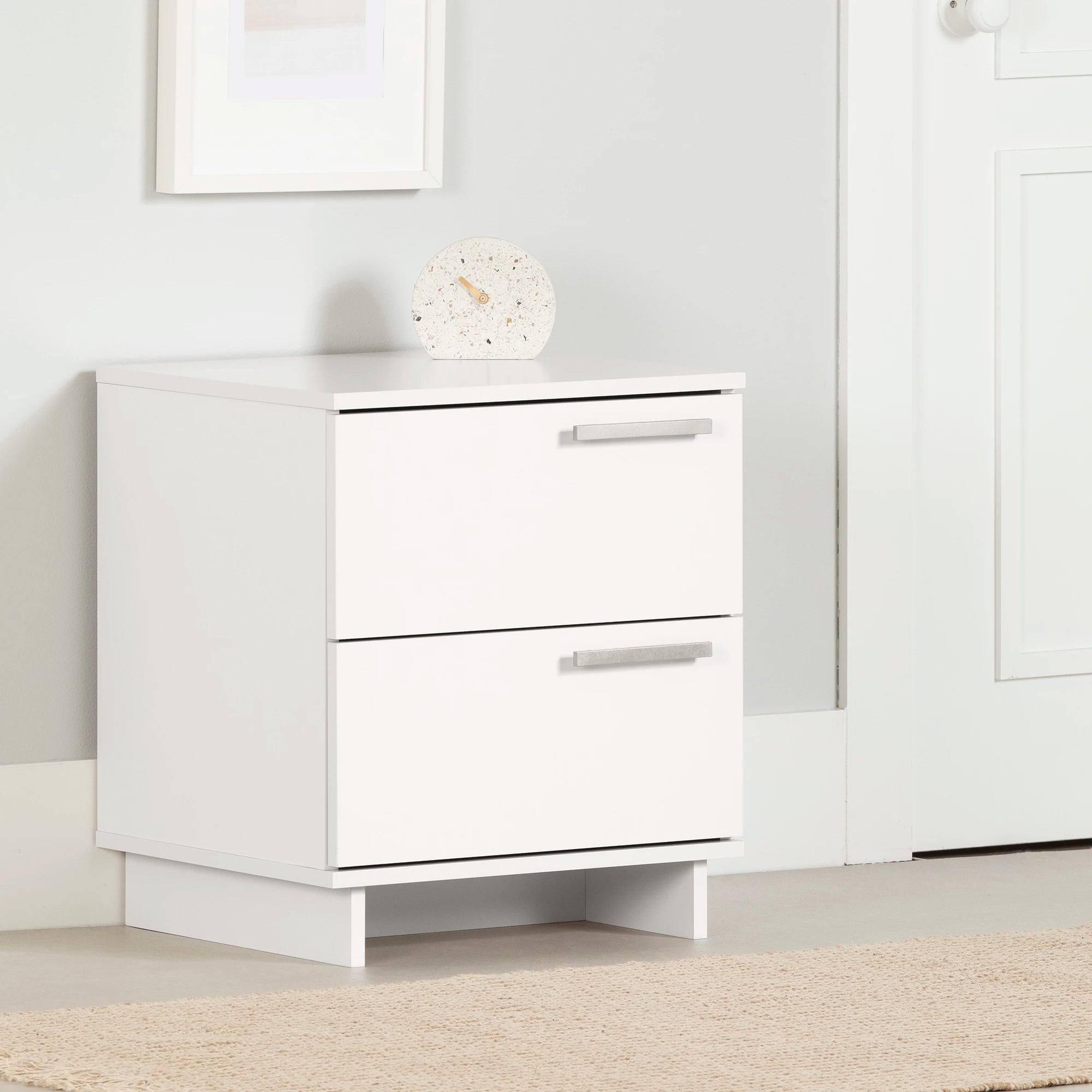 Nightstand with 2 drawers - Cavalleri