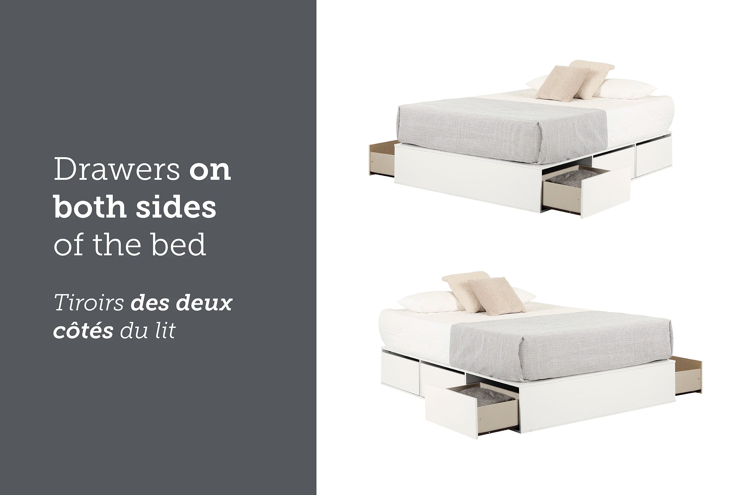 6-Drawer Platform bed – Fusion