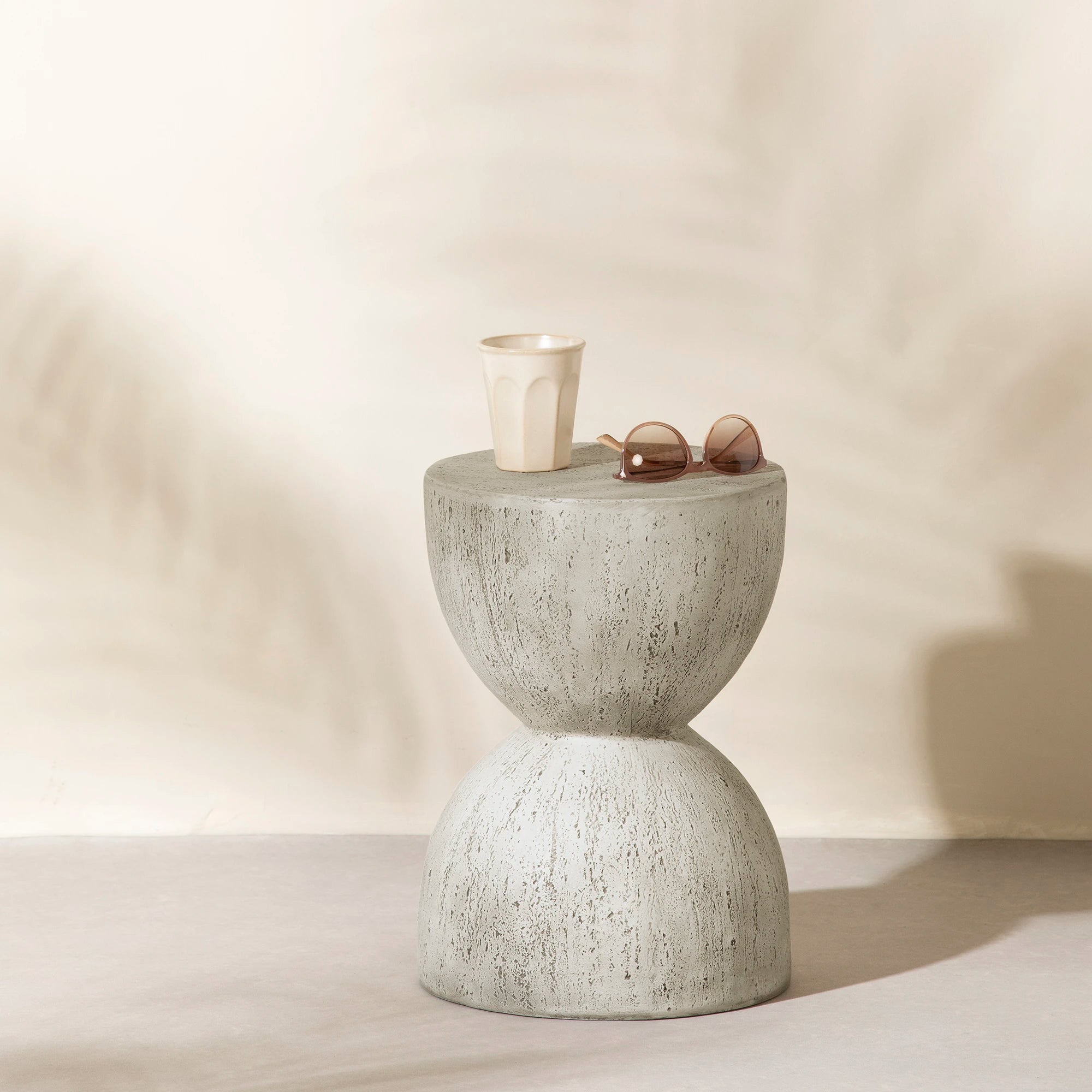 Hourglass Outdoor Side Table - Amalfi