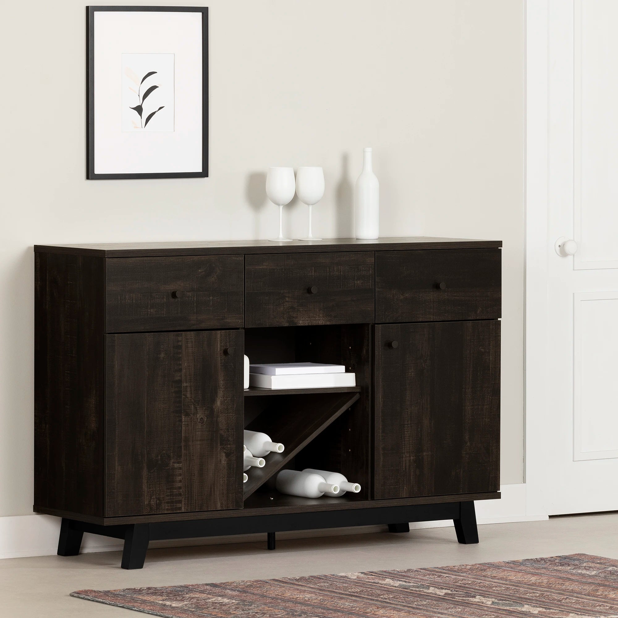 Buffet with Wine Storage - Bellami