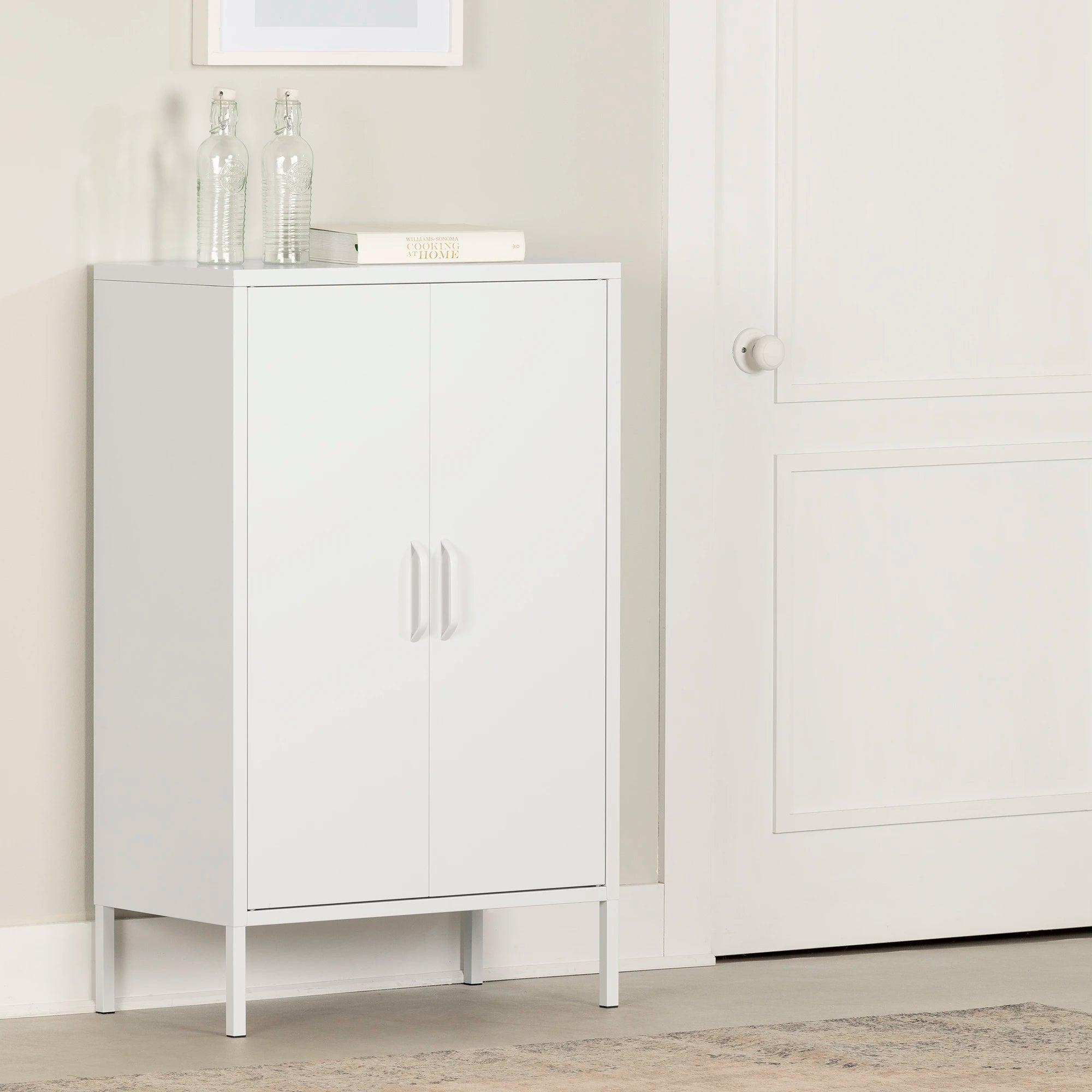Metal 2-Door Storage Cabinet - Eddison