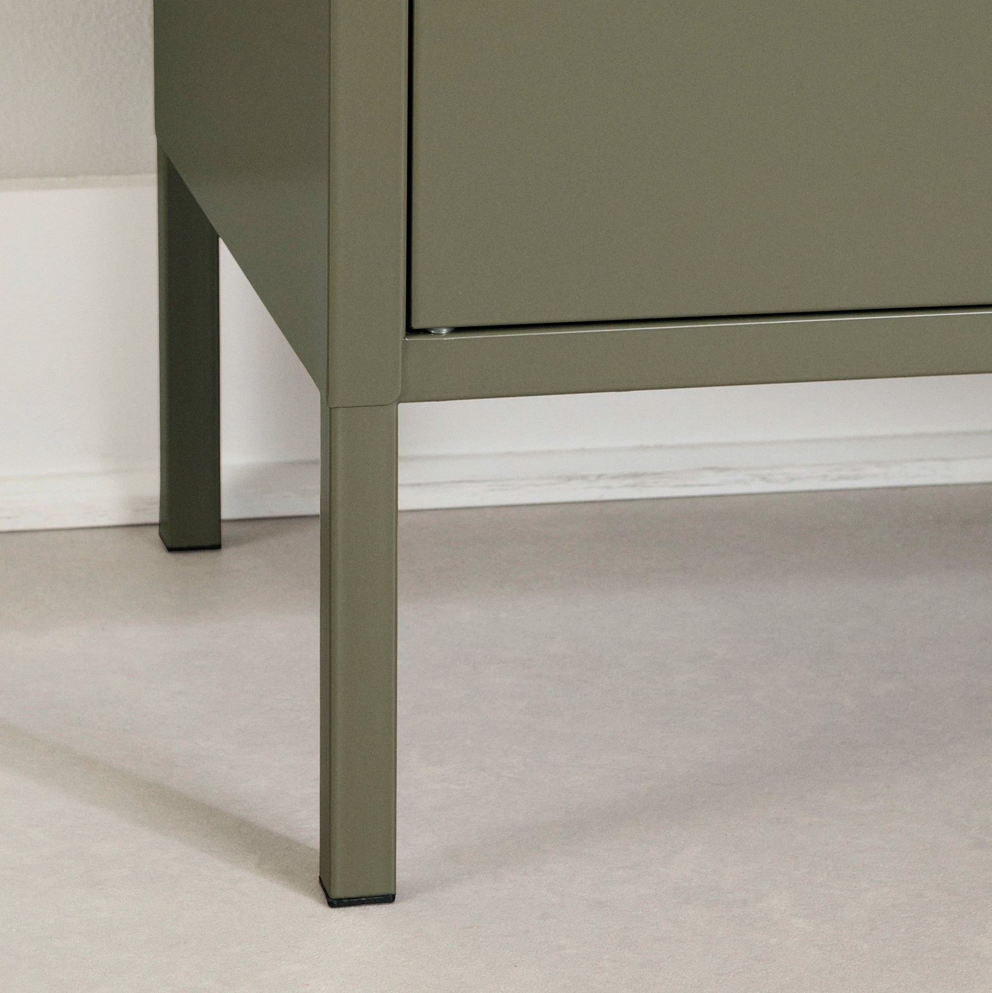 Meuble d'appoint avec portes en verre - Kodali