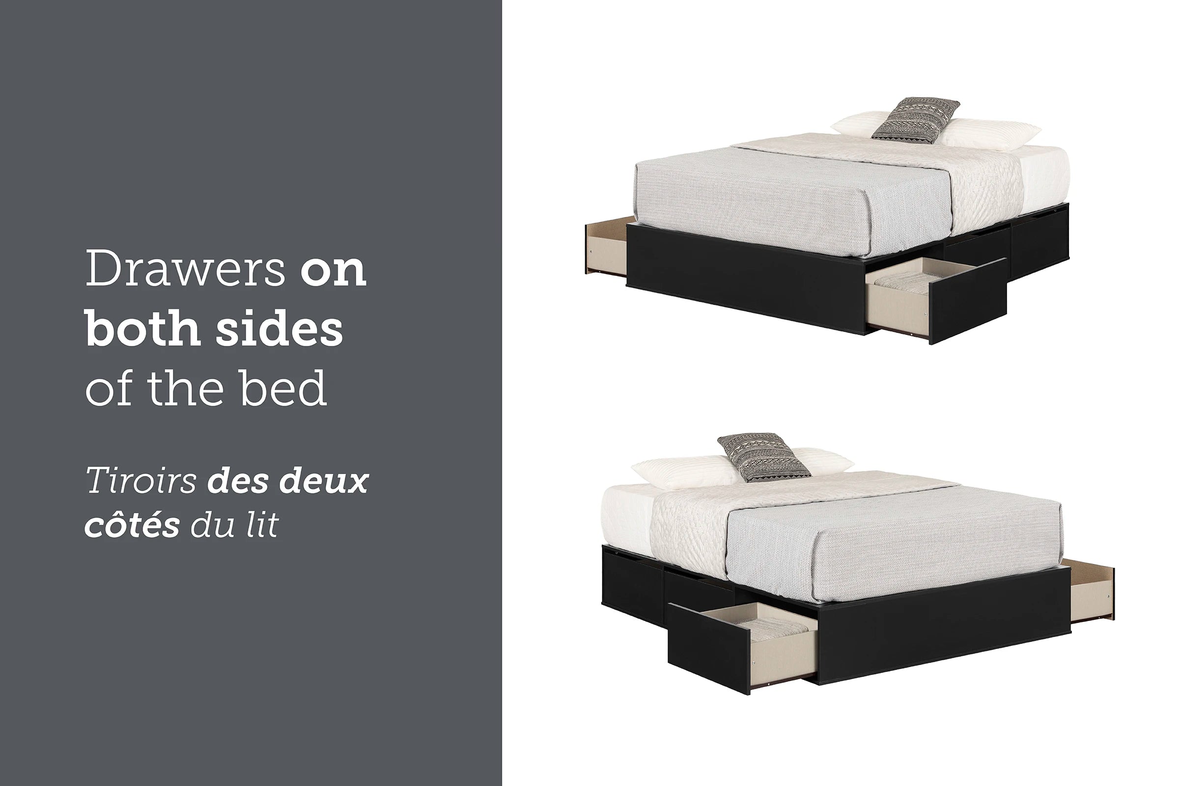 6-Drawer Platform bed – Fusion