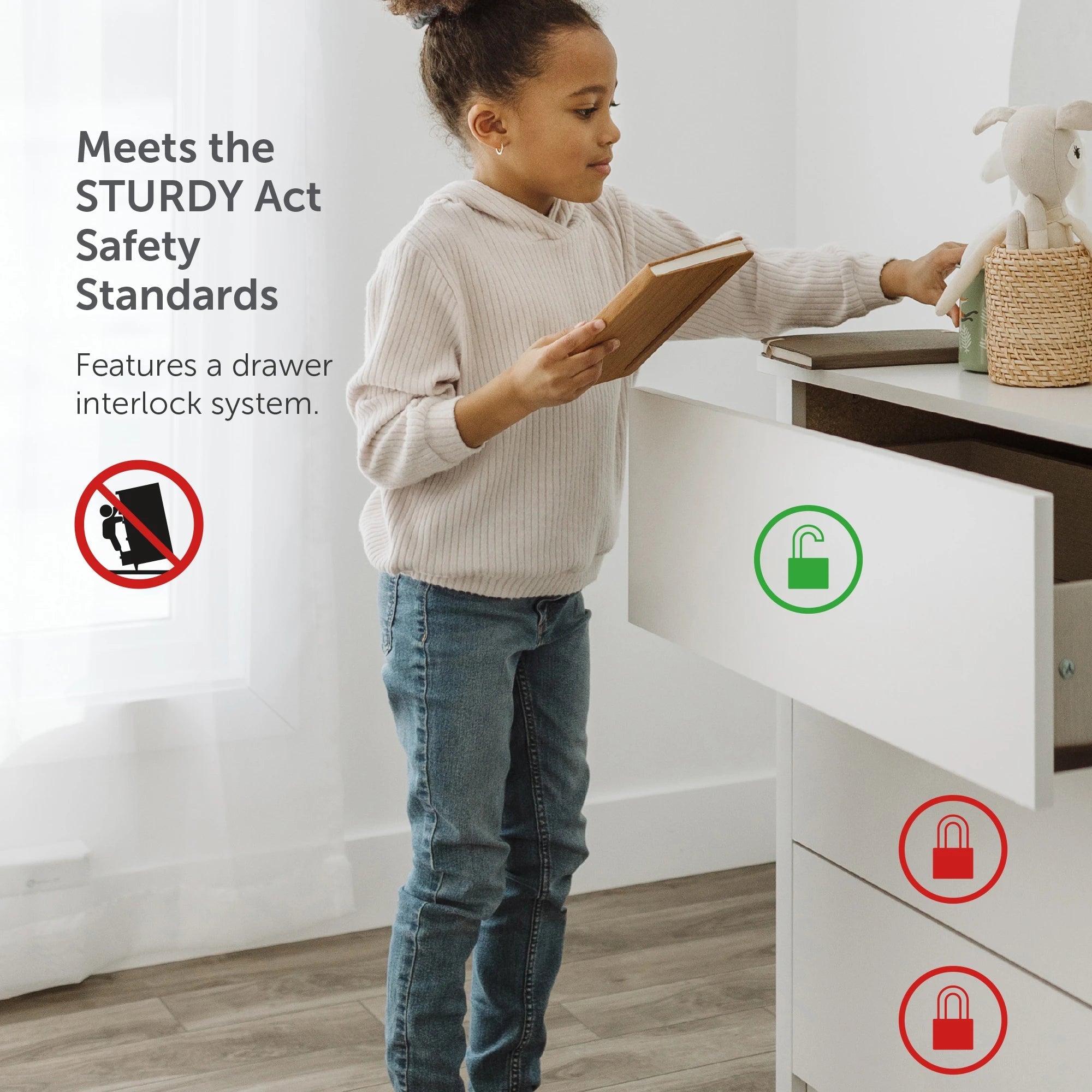 5-Drawer Chest Dresser - Step One