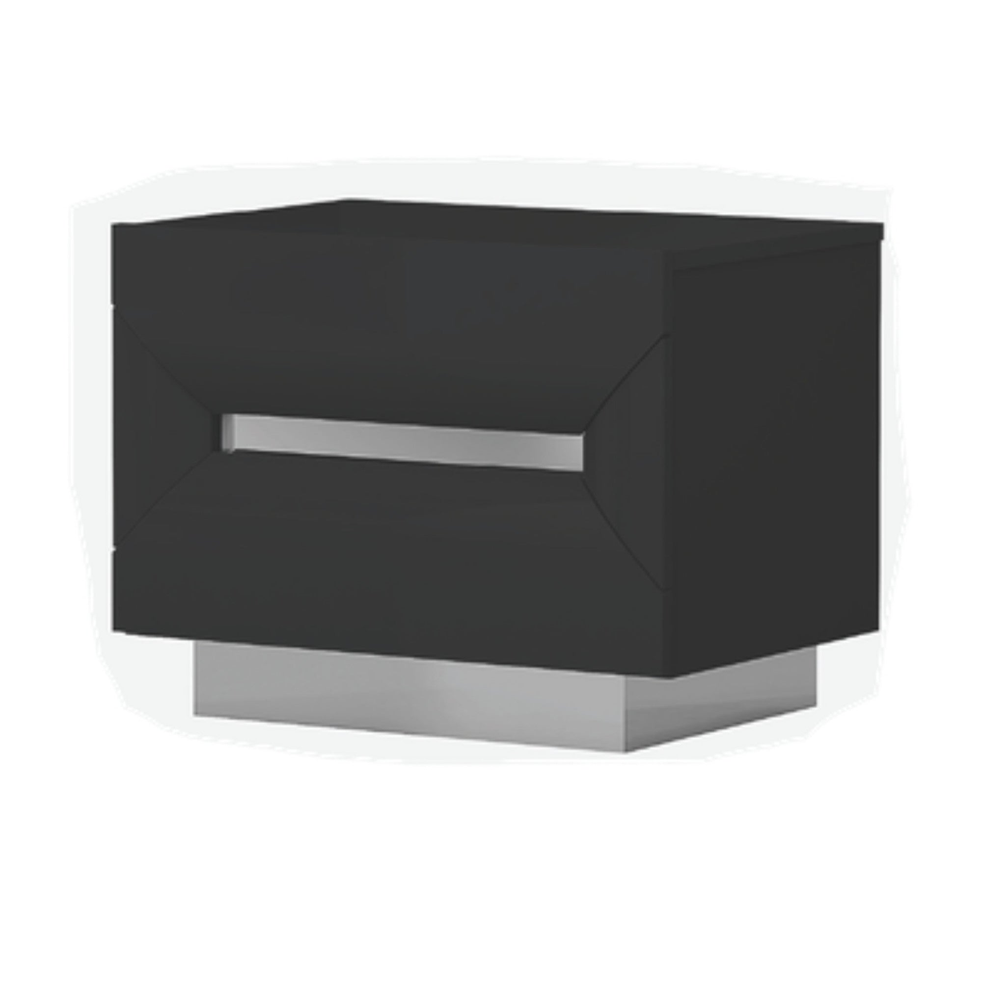 Zenova – Ensemble de chambre queen noir mat similicuir