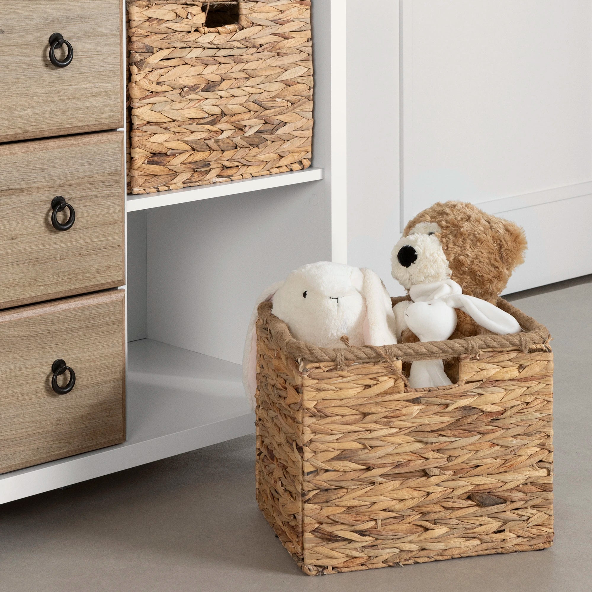 Commode 3 tiroirs avec paniers - Cotton Candy