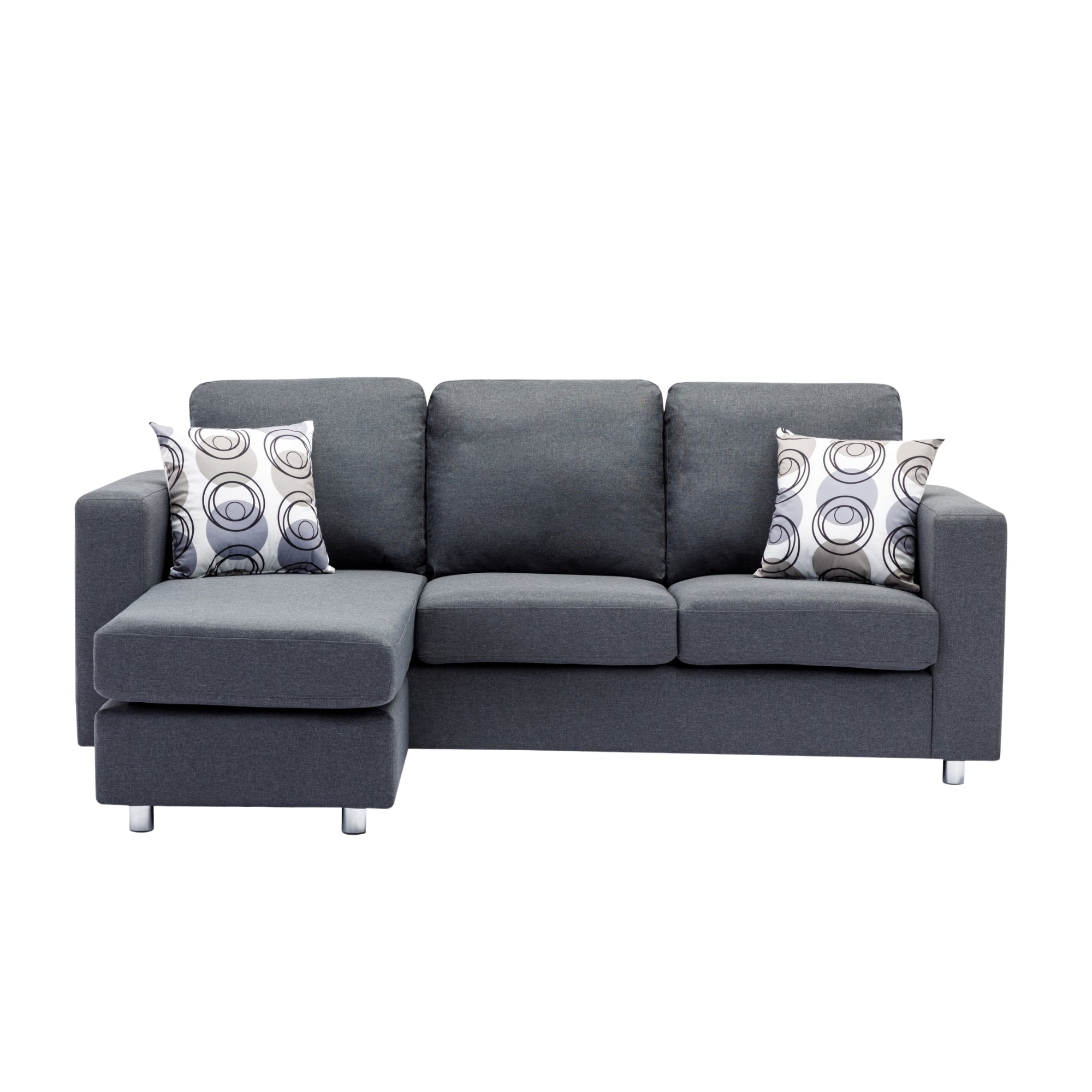 Arcevo sectionnel reversible gris - 9