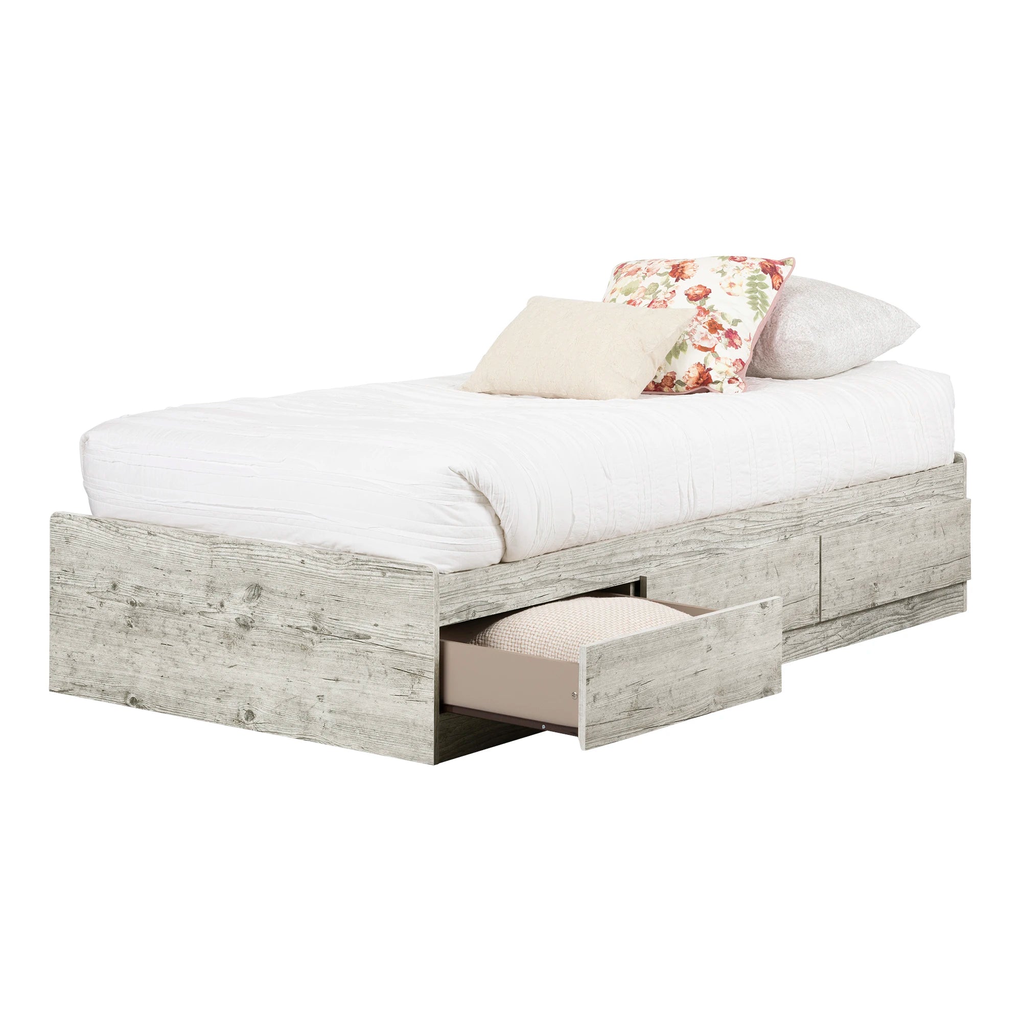 Mate's Platform Storage Bed with 3 Drawers - Aviron