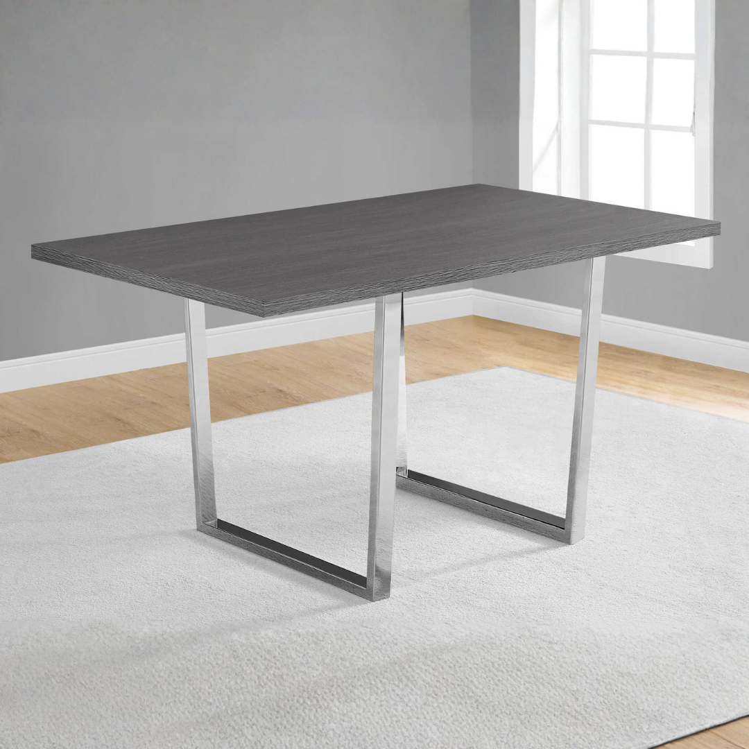 Grevik – Table à manger – Aspect bois gris