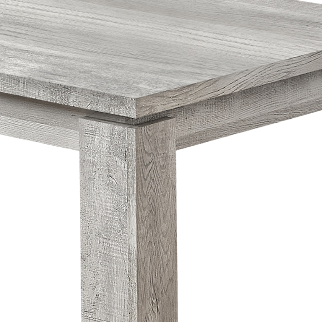 Gravern – Table à manger – Aspect bois recyclé gris