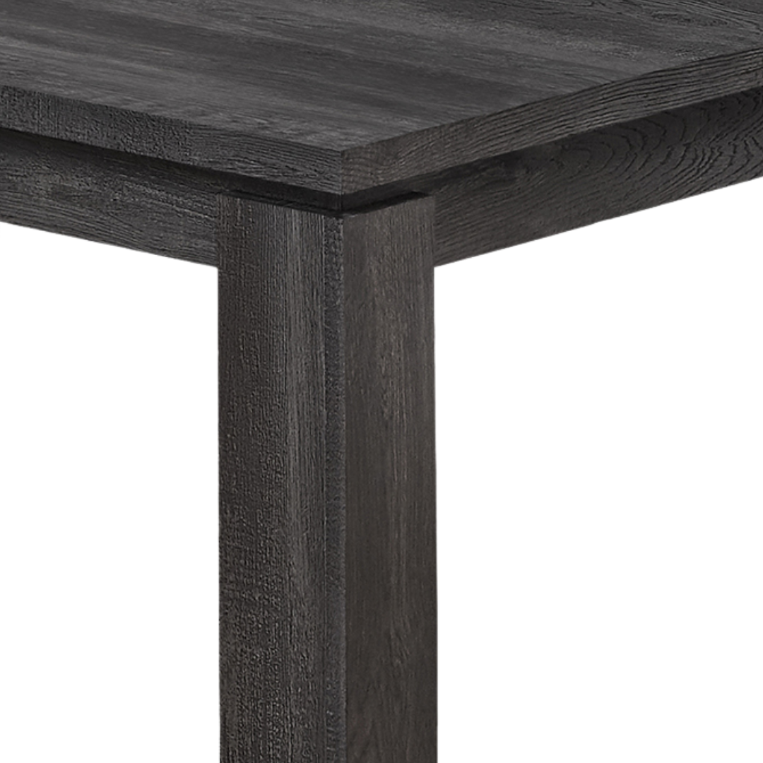 Obsidra – Table à manger – Aspect bois recyclé noir