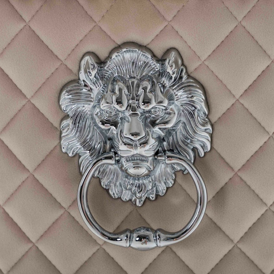 Majestria – Set of 2 – Velvet Tufted Dining Chair – Cream