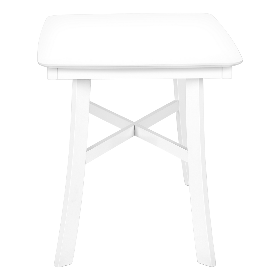 Lunex – Table de salle à manger – Placage blanc
