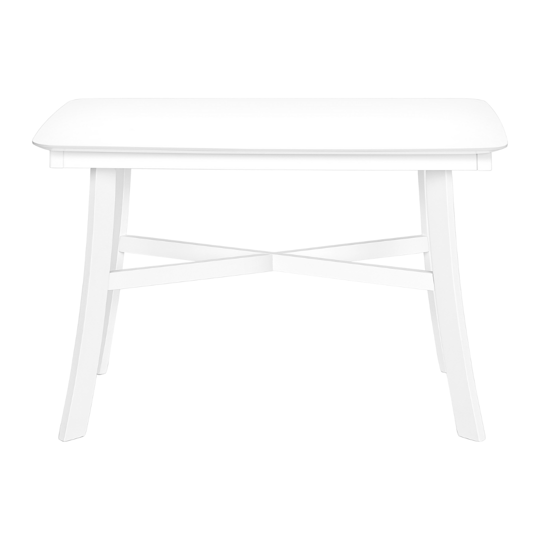 Lunex – Table de salle à manger – Placage blanc