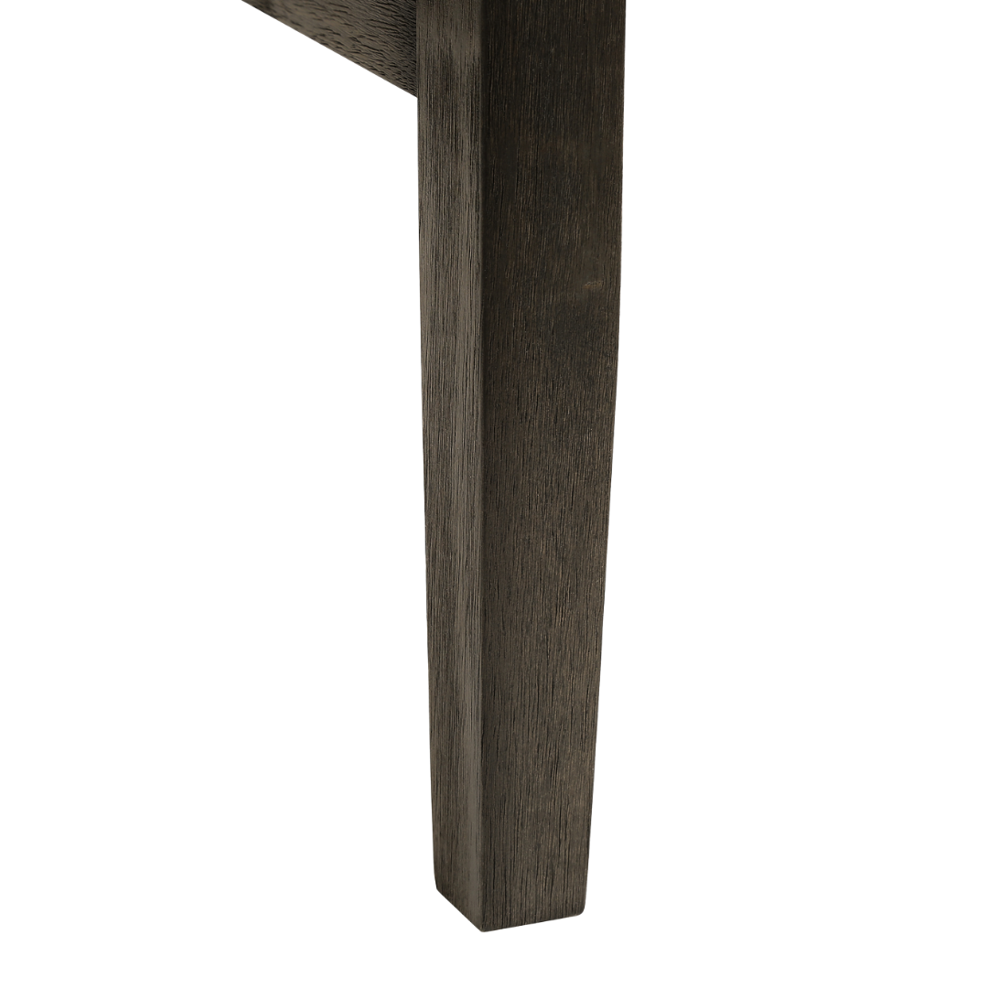 Ladmore – Lot de 2 – Chaises de salle à manger en tissu à dossier échelle – Gris foncé