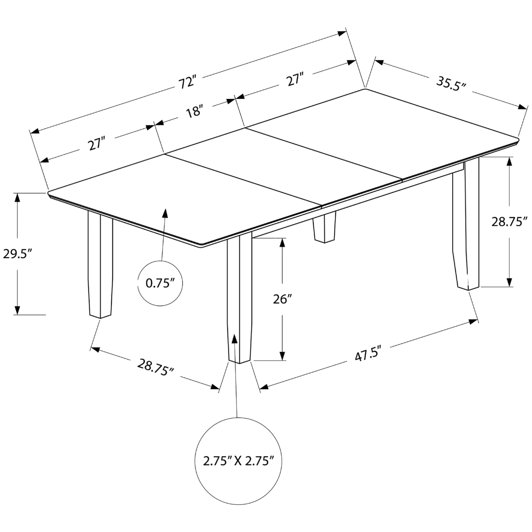 Runa to modify – Extendable Dining Set – Grey Veneer / Cream Fabric Chairs