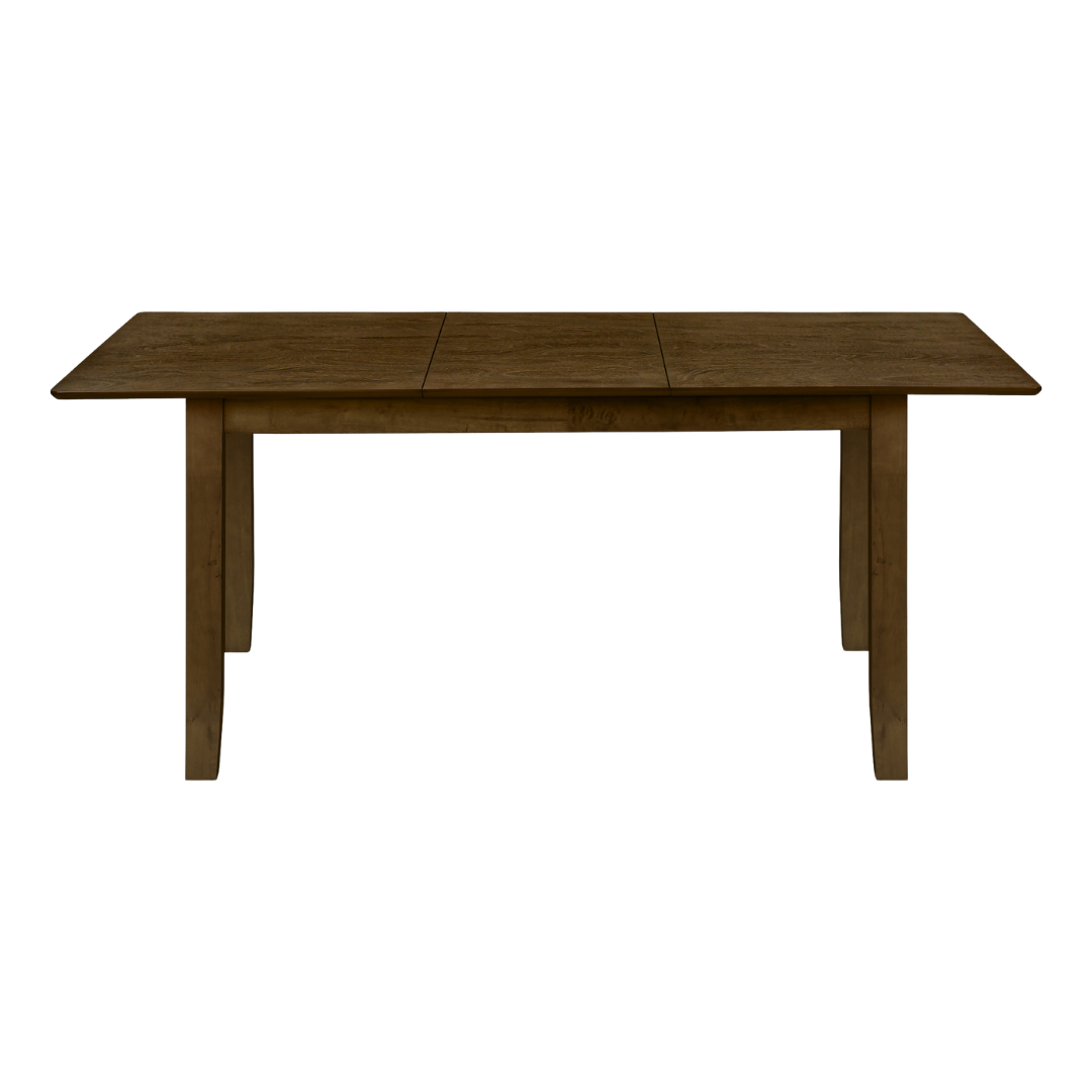 Walden – Table de salle à manger extensible – Placage noyer brun