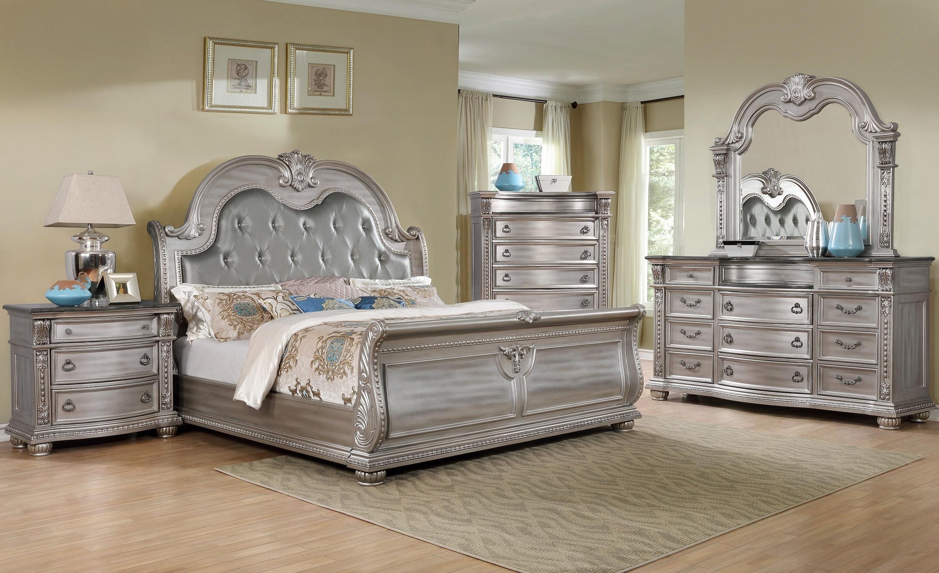 ROMA BEDROOM SET 8PCS