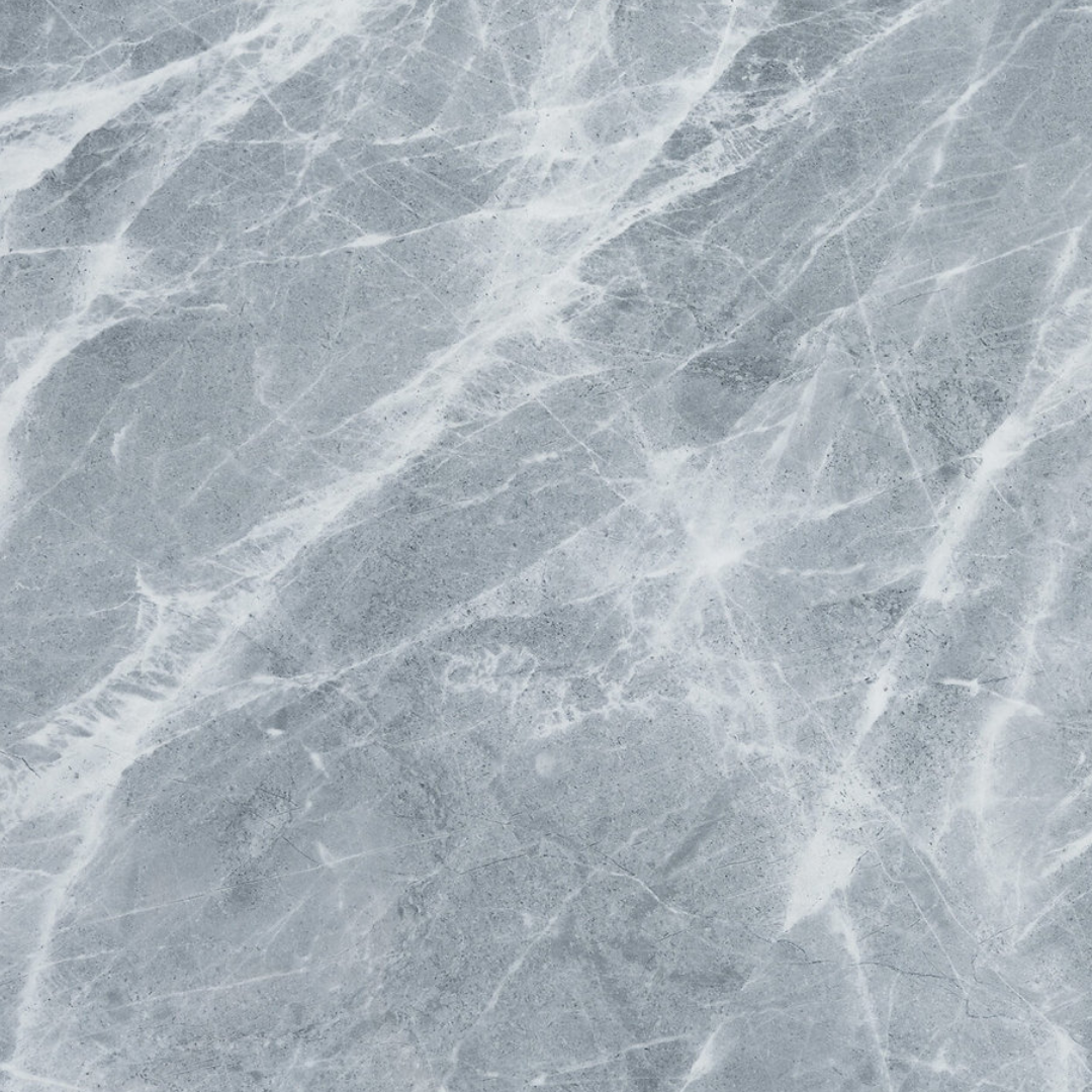 Forma – Ensemble de salle à manger – Aspect marbre gris / Tissu gris