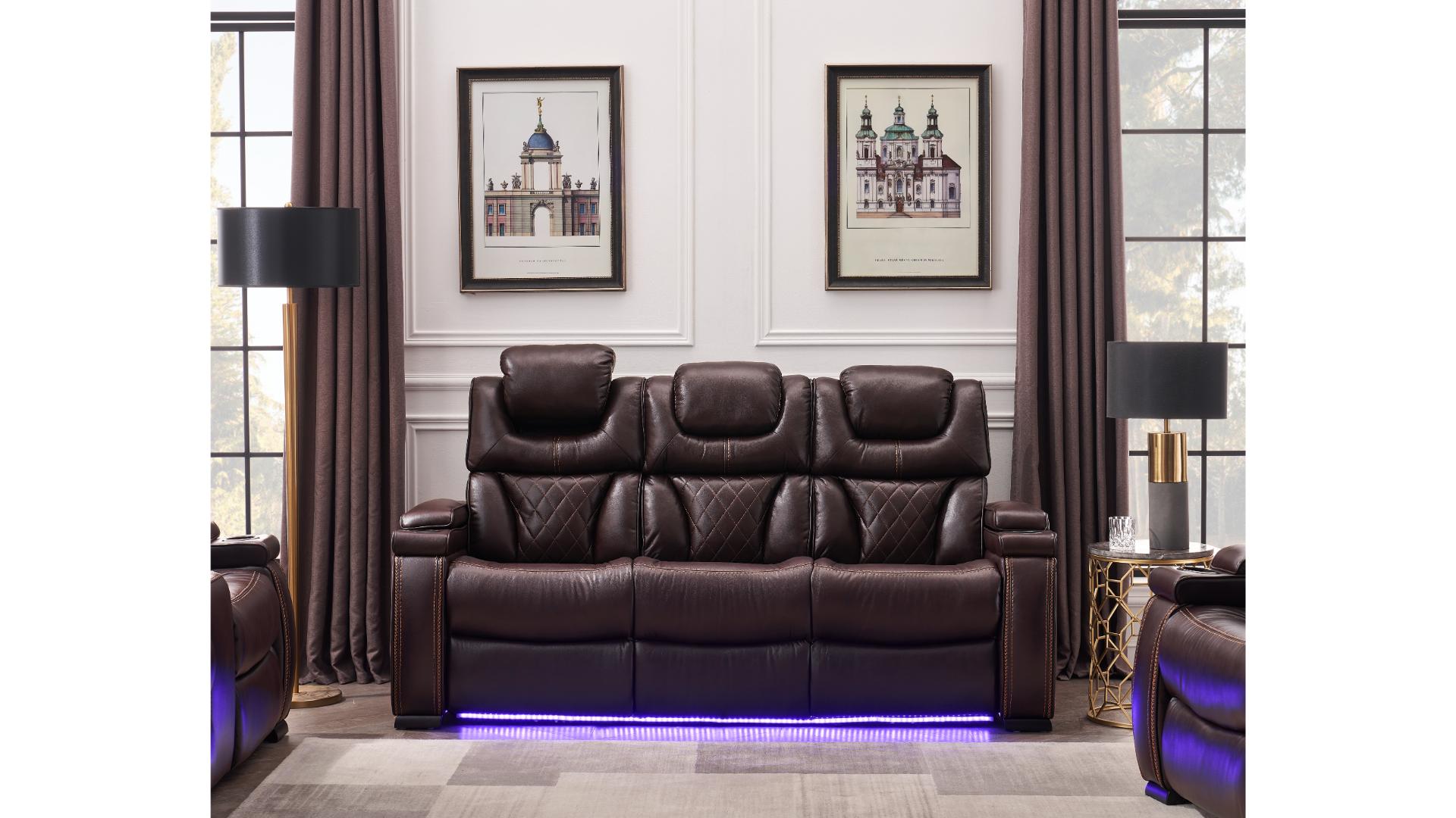 Lexus - Recliner Sofa Leather Set