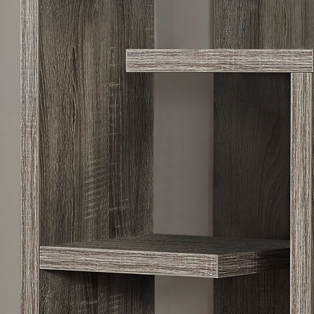 Exhibra – 48"H Accent Display Shelf – Dark Taupe