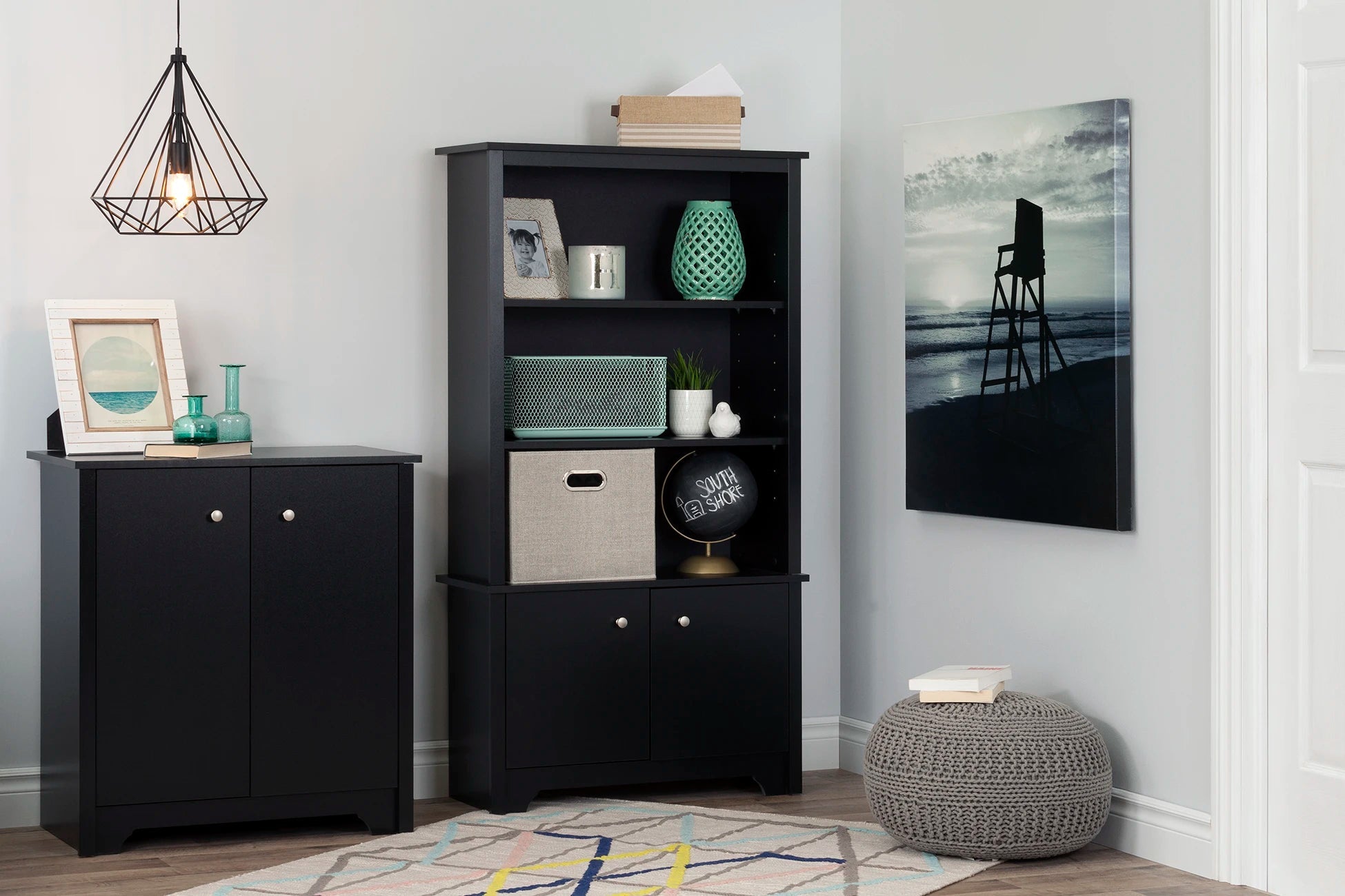 Small 2-Door Storage Cabinet - Vito