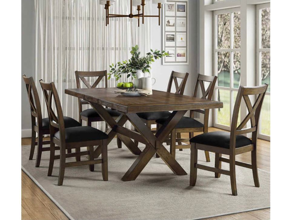 LAKESHORE - 7 PC ADJUSTABLE MODERN DINING SET