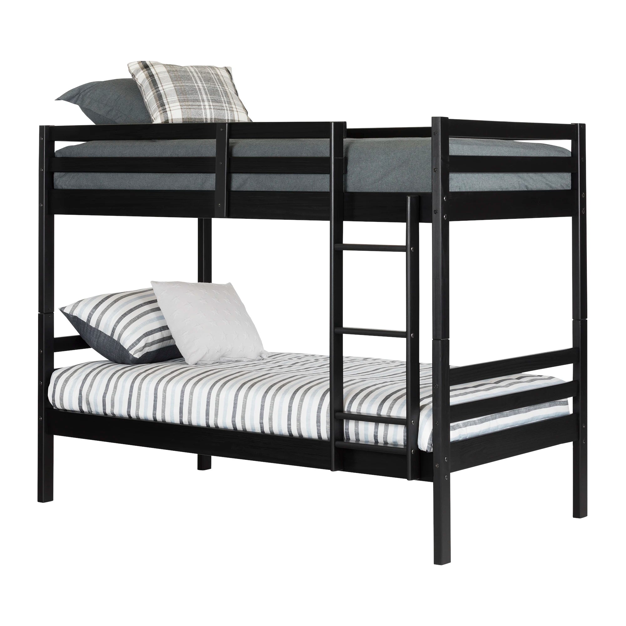 Solid Wood Industrial Bunk Bed - Fakto