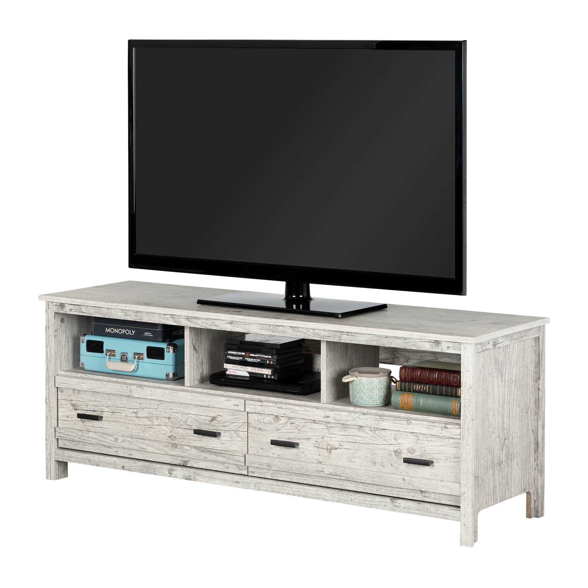 TV Stand with Storage - Exhibit