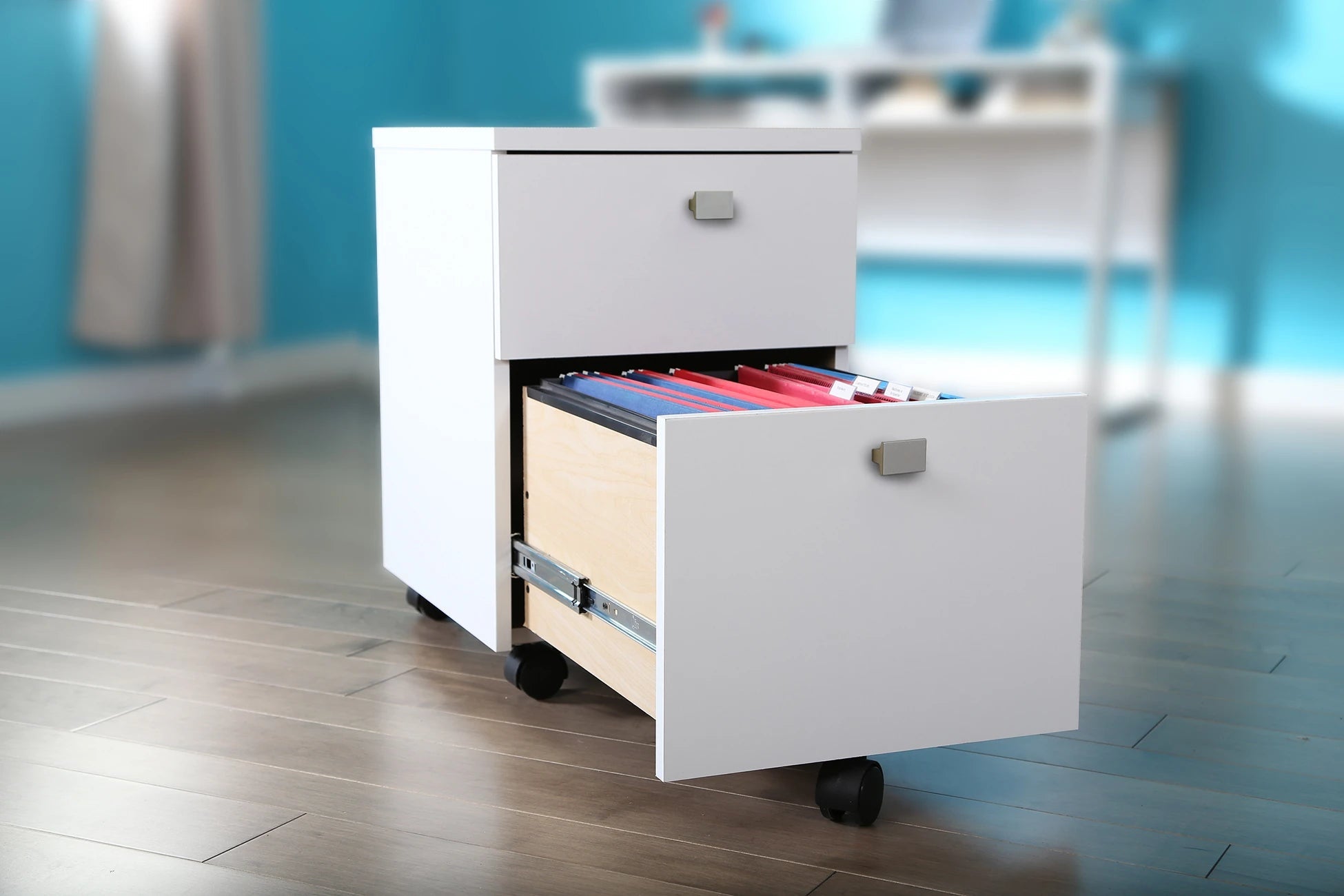 2-Drawer Mobile File Cabinet - Interface