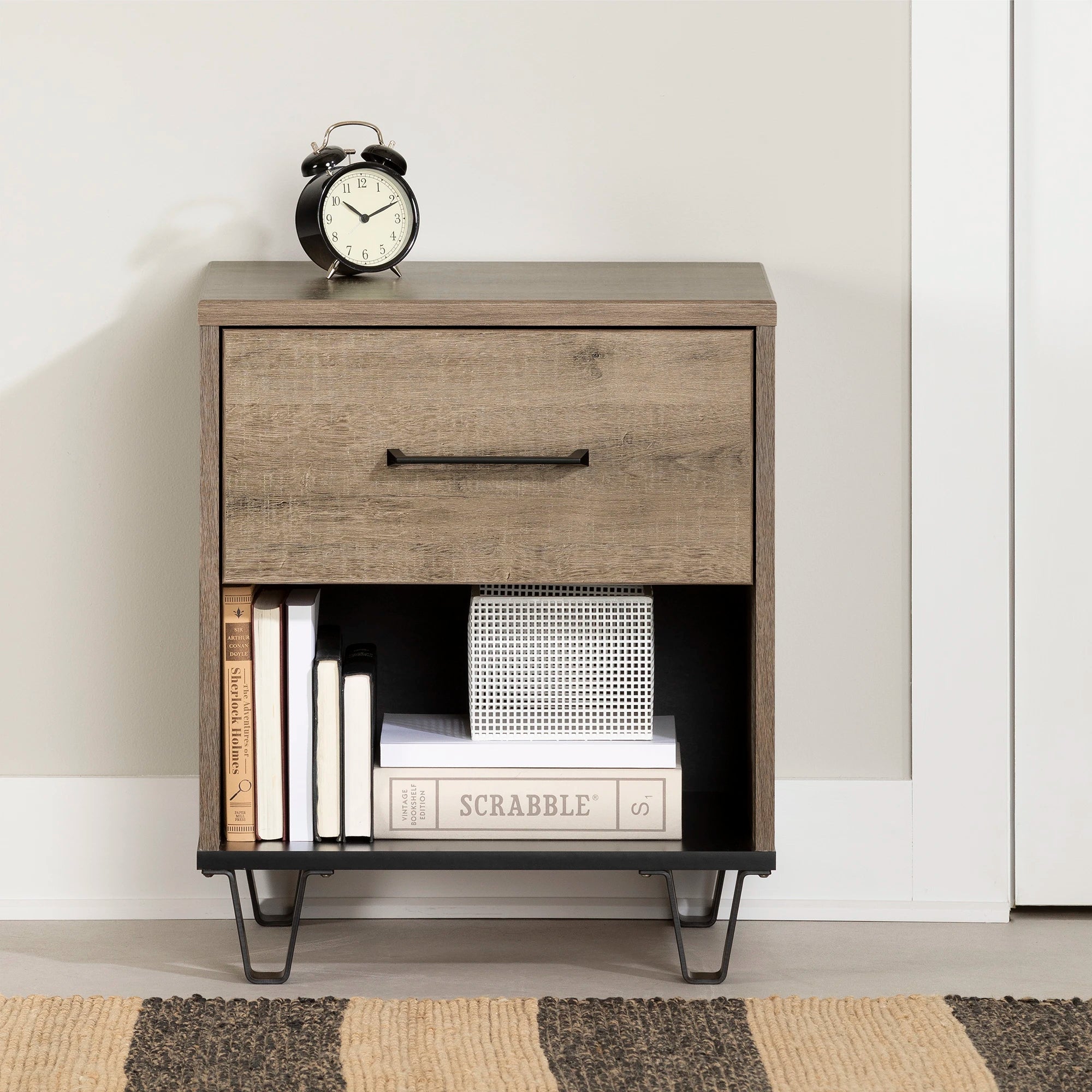 1-Drawer Nightstand - Arlen