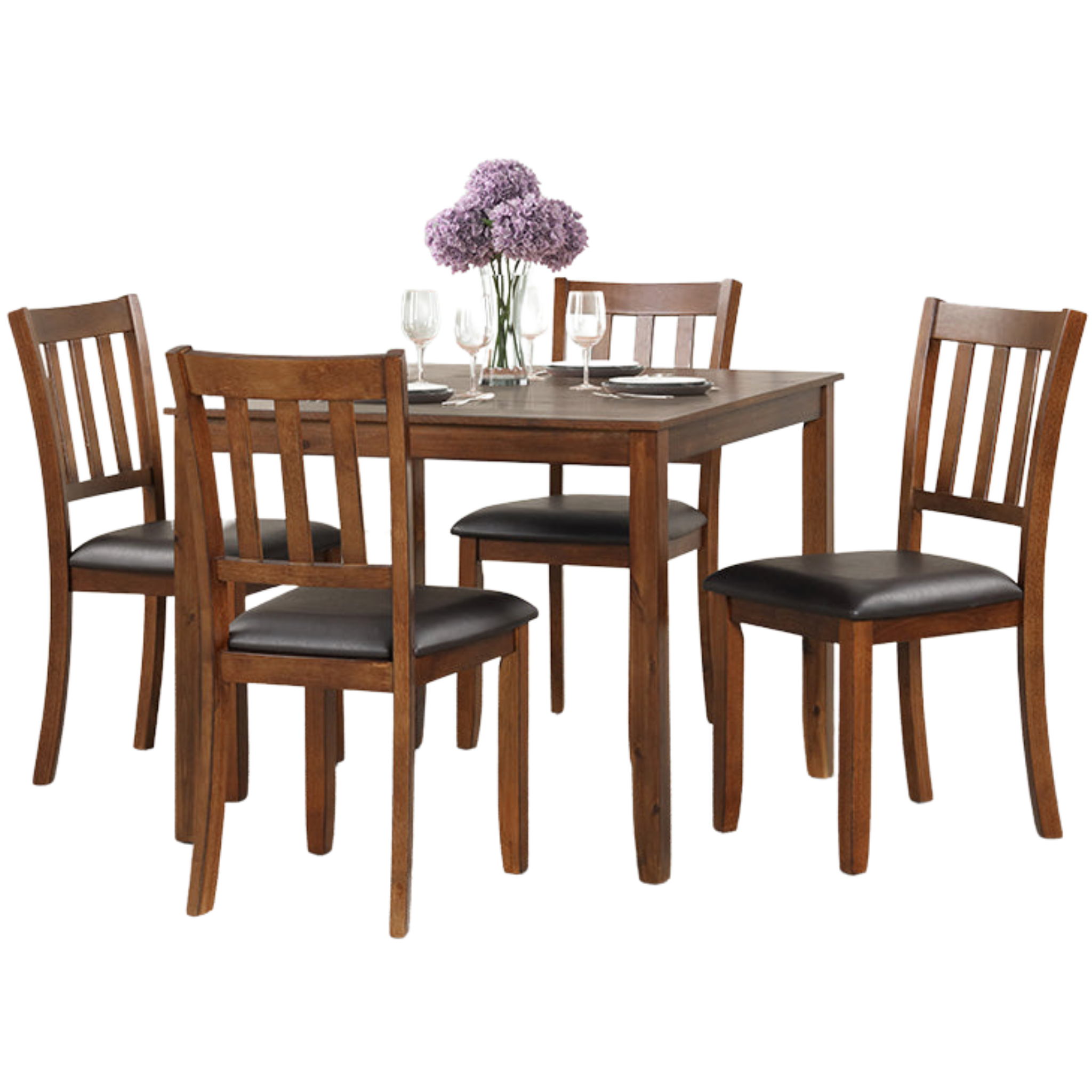 COCO- Cherry ESPRESSO - 5-Piece Dining Set