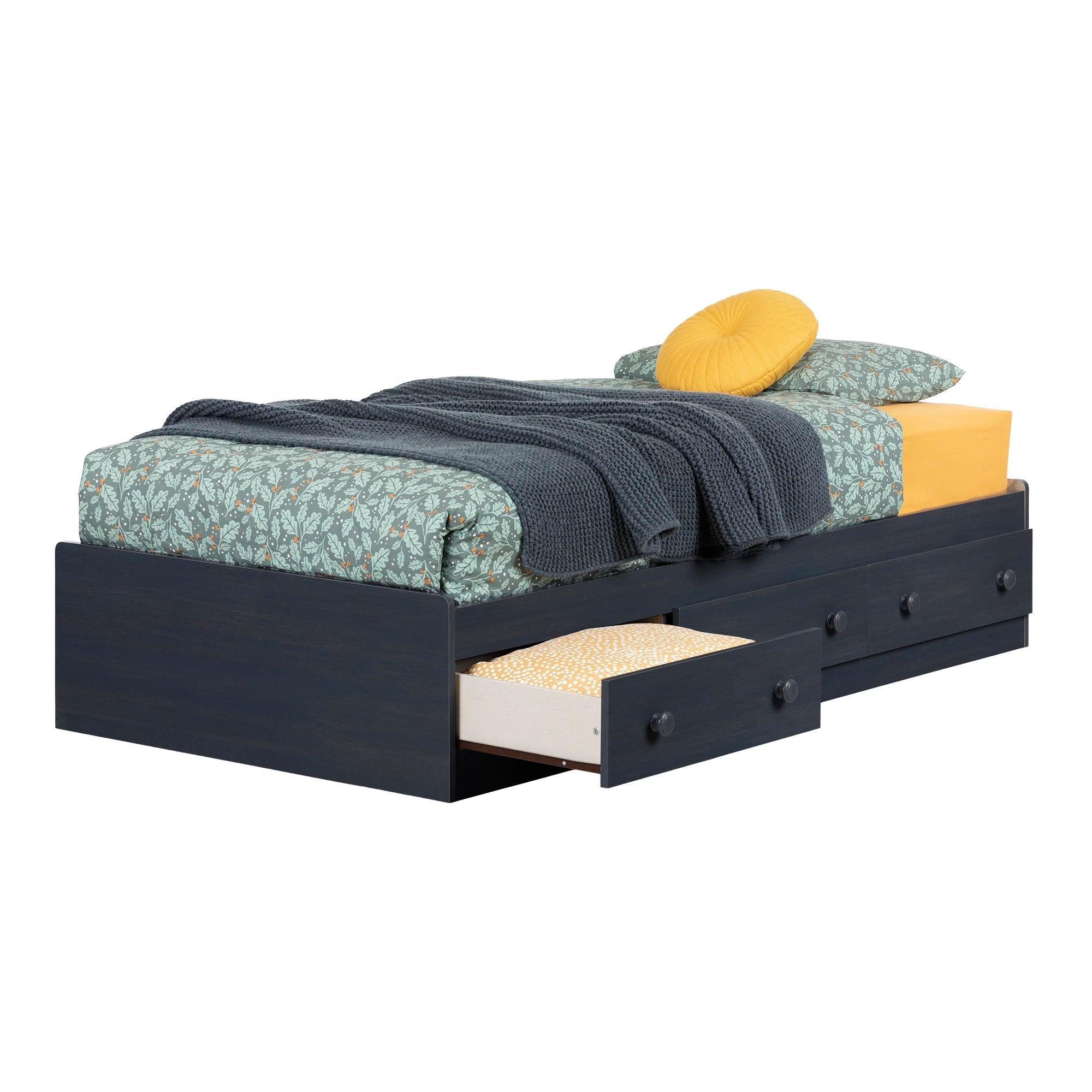 Mates Bed with 3 Drawers - Summer Breeze