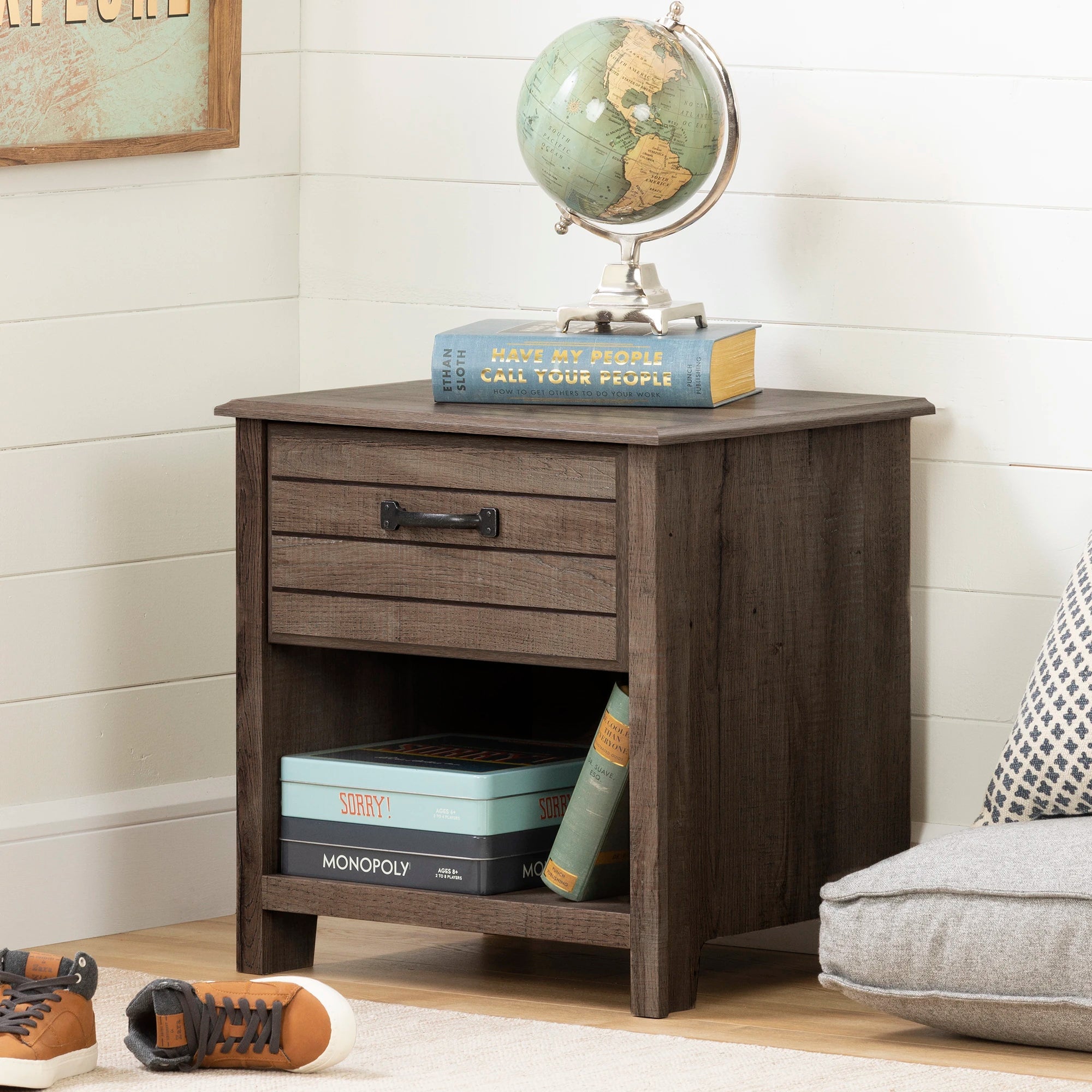 1-Drawer Nightstand - End Table with Storage - Ulysses