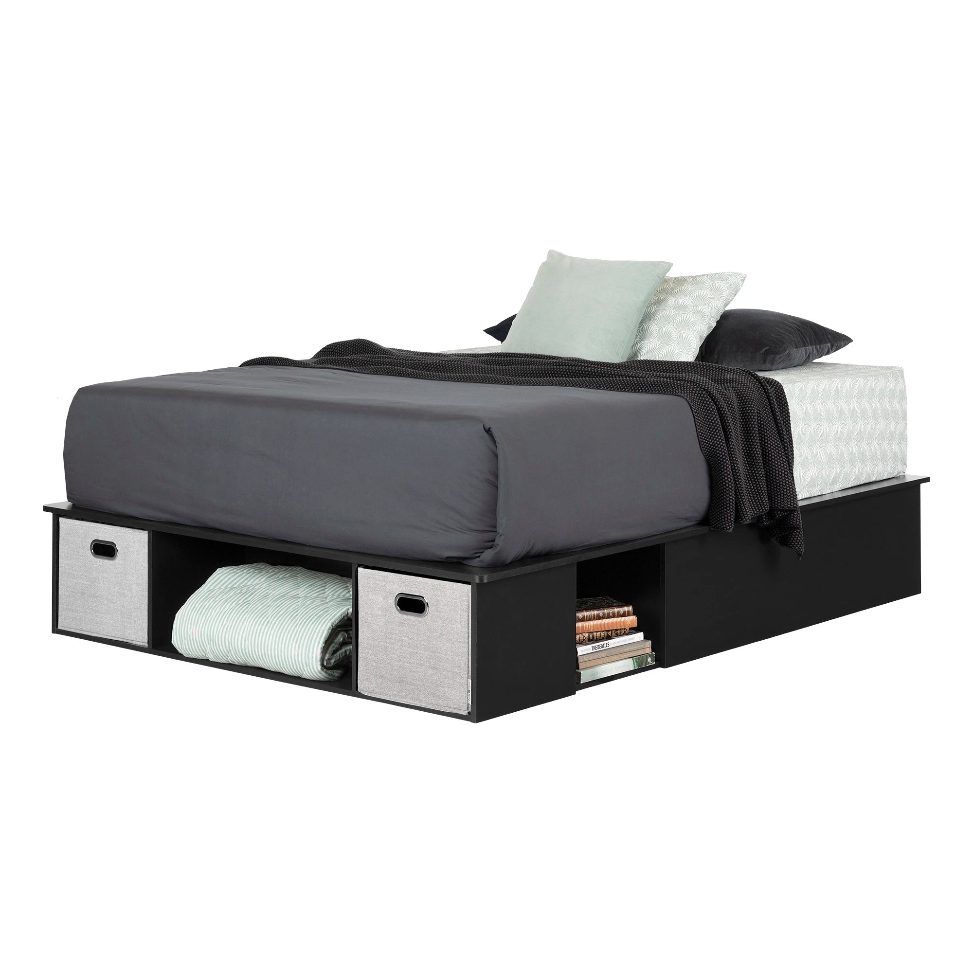 Storage Bed With Baskets - Vito