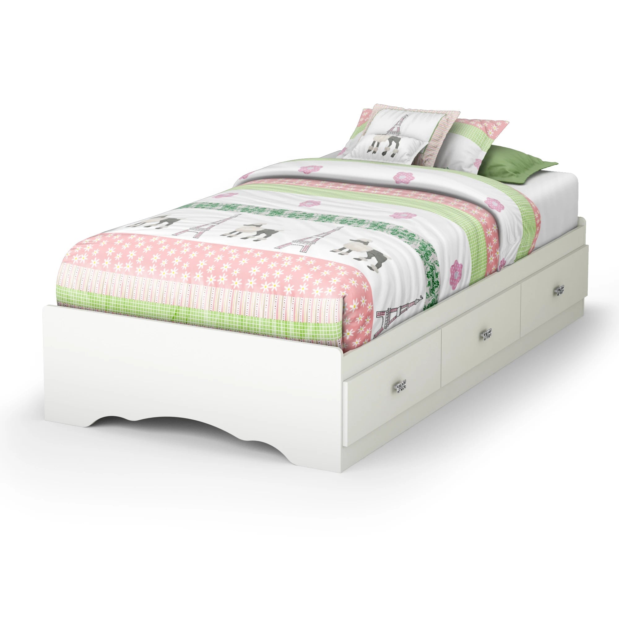 Mates Platform Storage Bed with 3 Drawers - Tiara