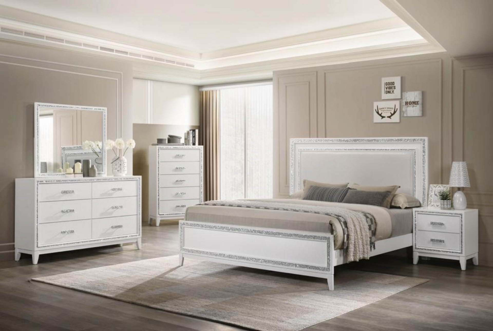 PEARL - 8-Piece Bedroom Set