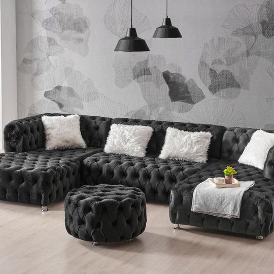 VALENTINO - Reversible U-Shaped Sofa Sectional