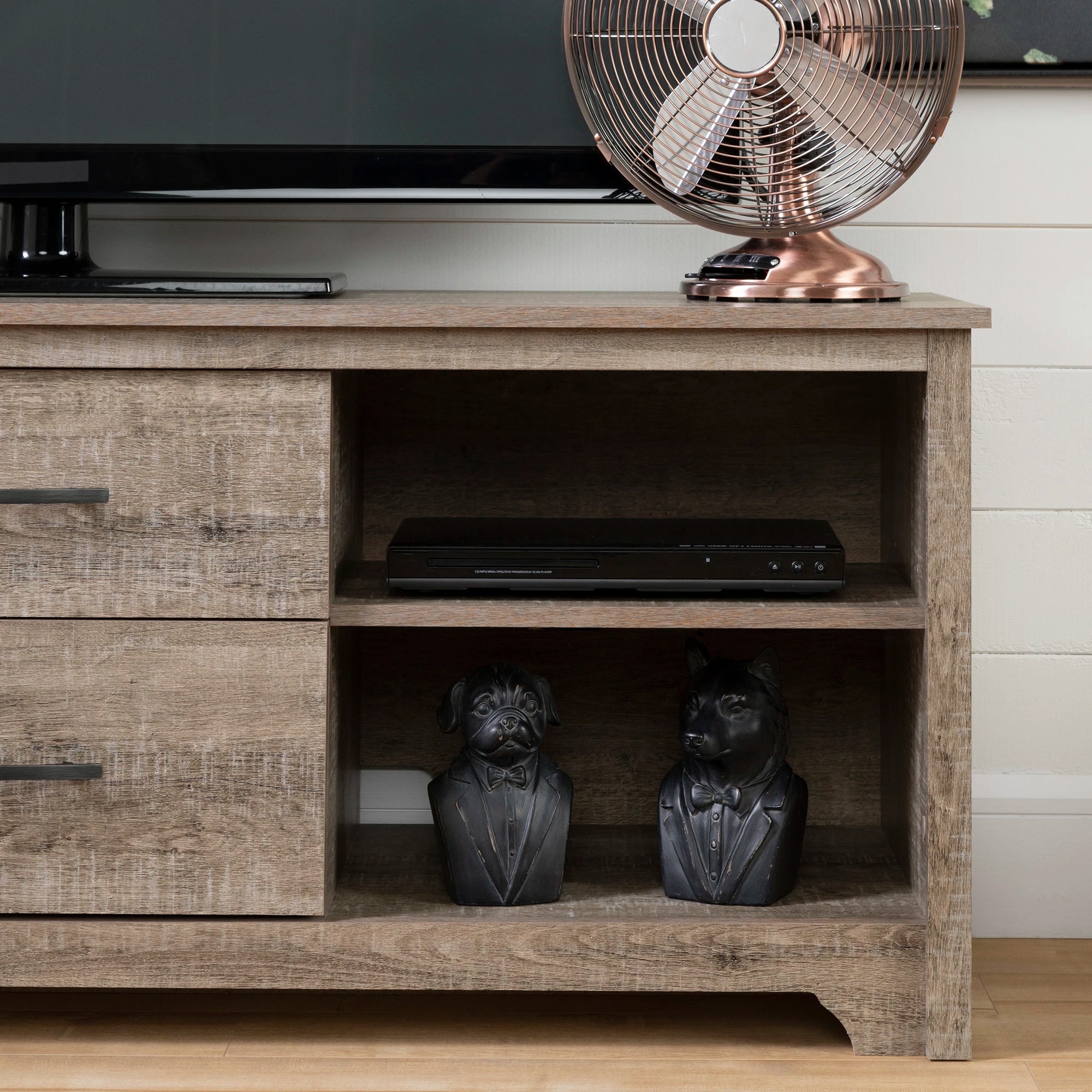 TV Stand with Drawers for TVs up to 60" - Fusion