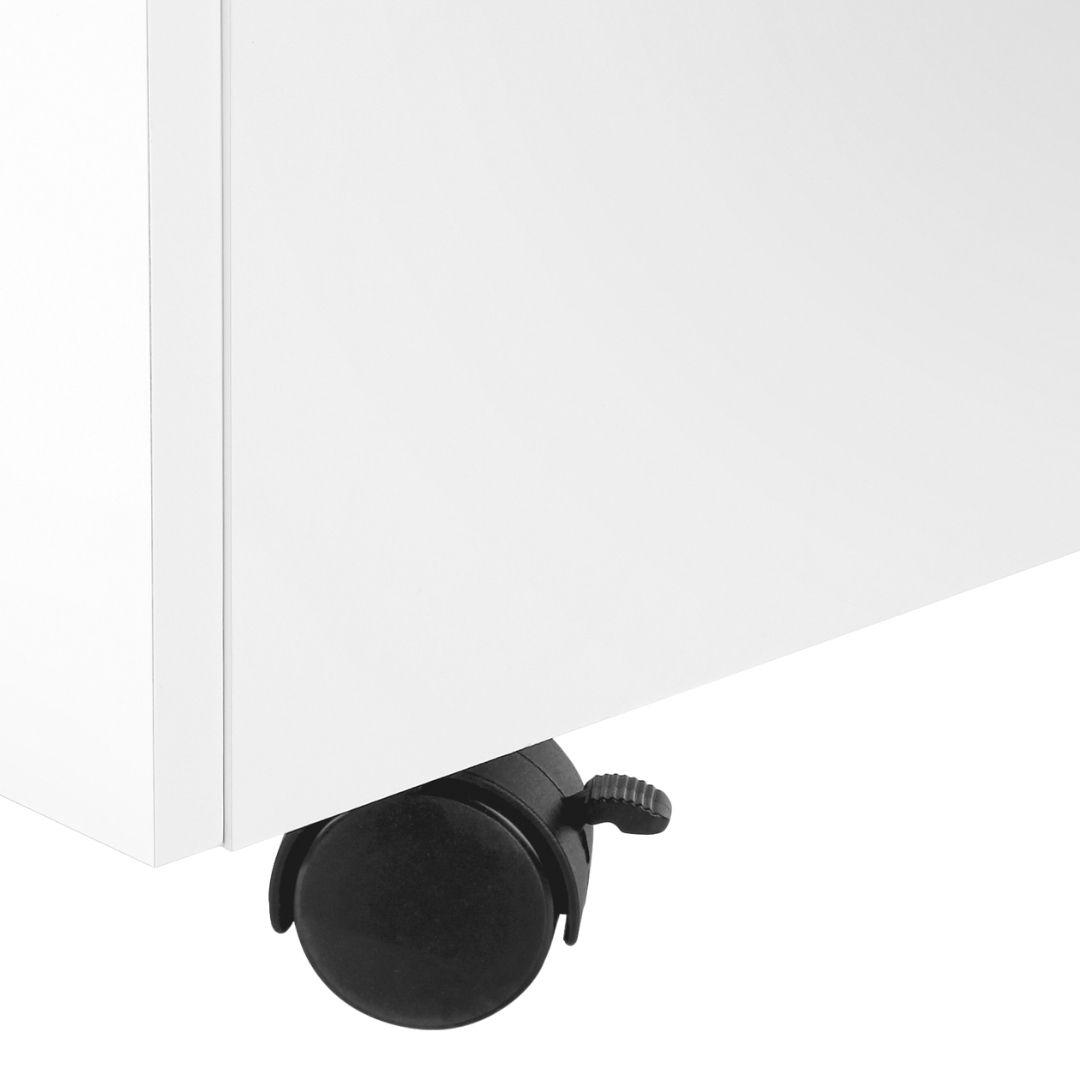 Rustelo – 3-Drawer Filing Cabinet – White Cement Look