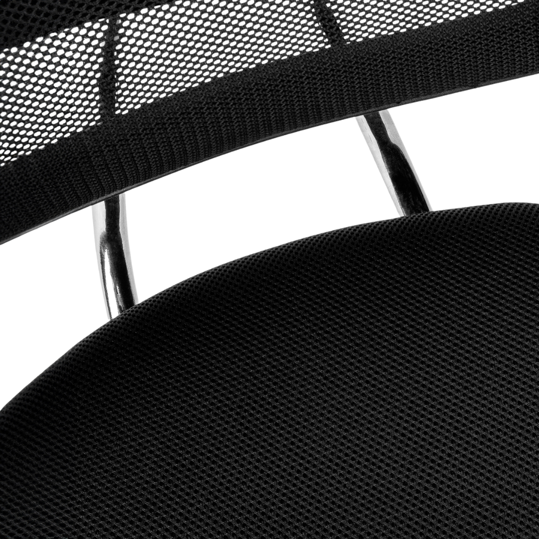 Miniflex – Chaise de bureau jeune en maille – Noire